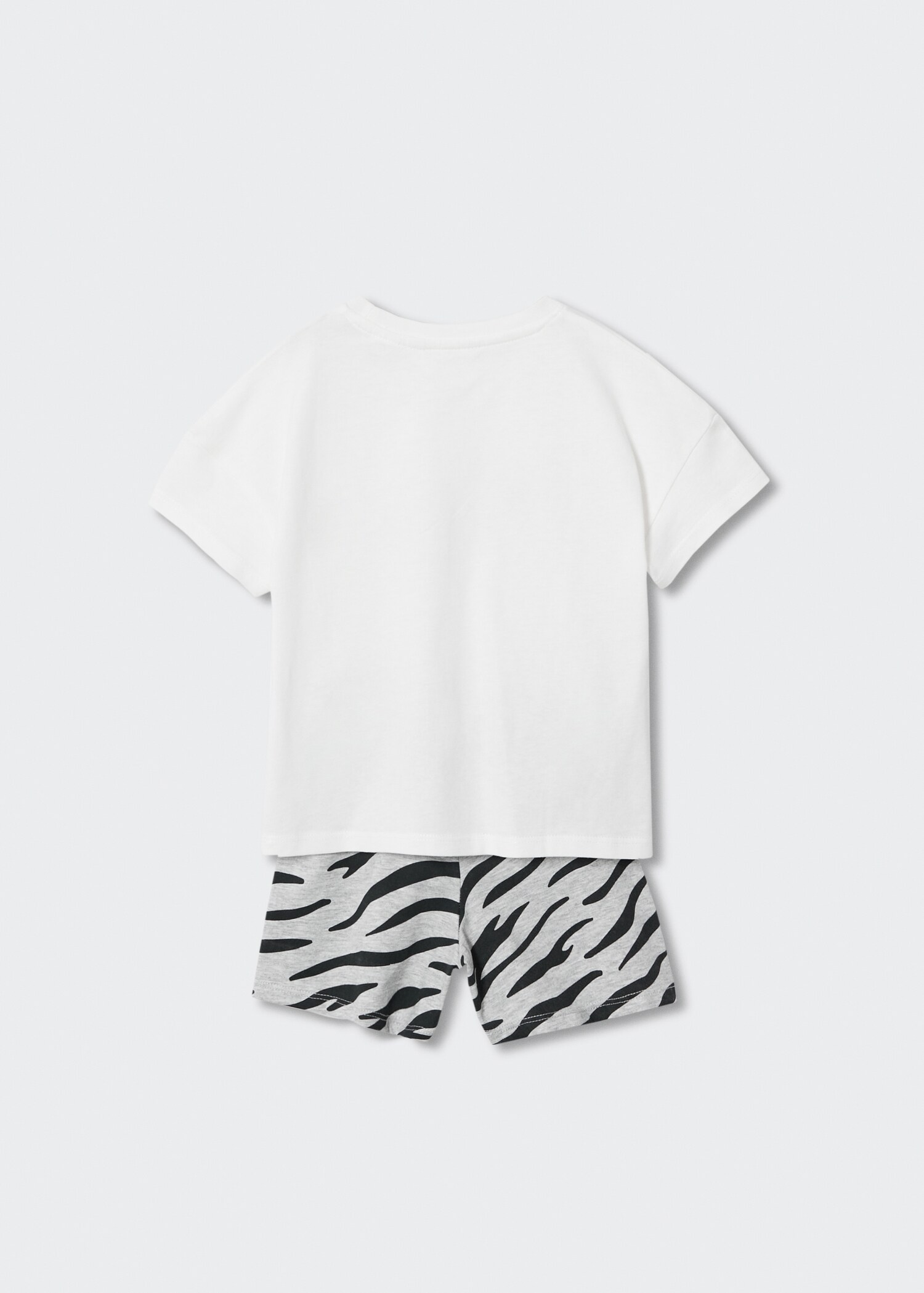 Printed short pyjamas - Reverse of the article