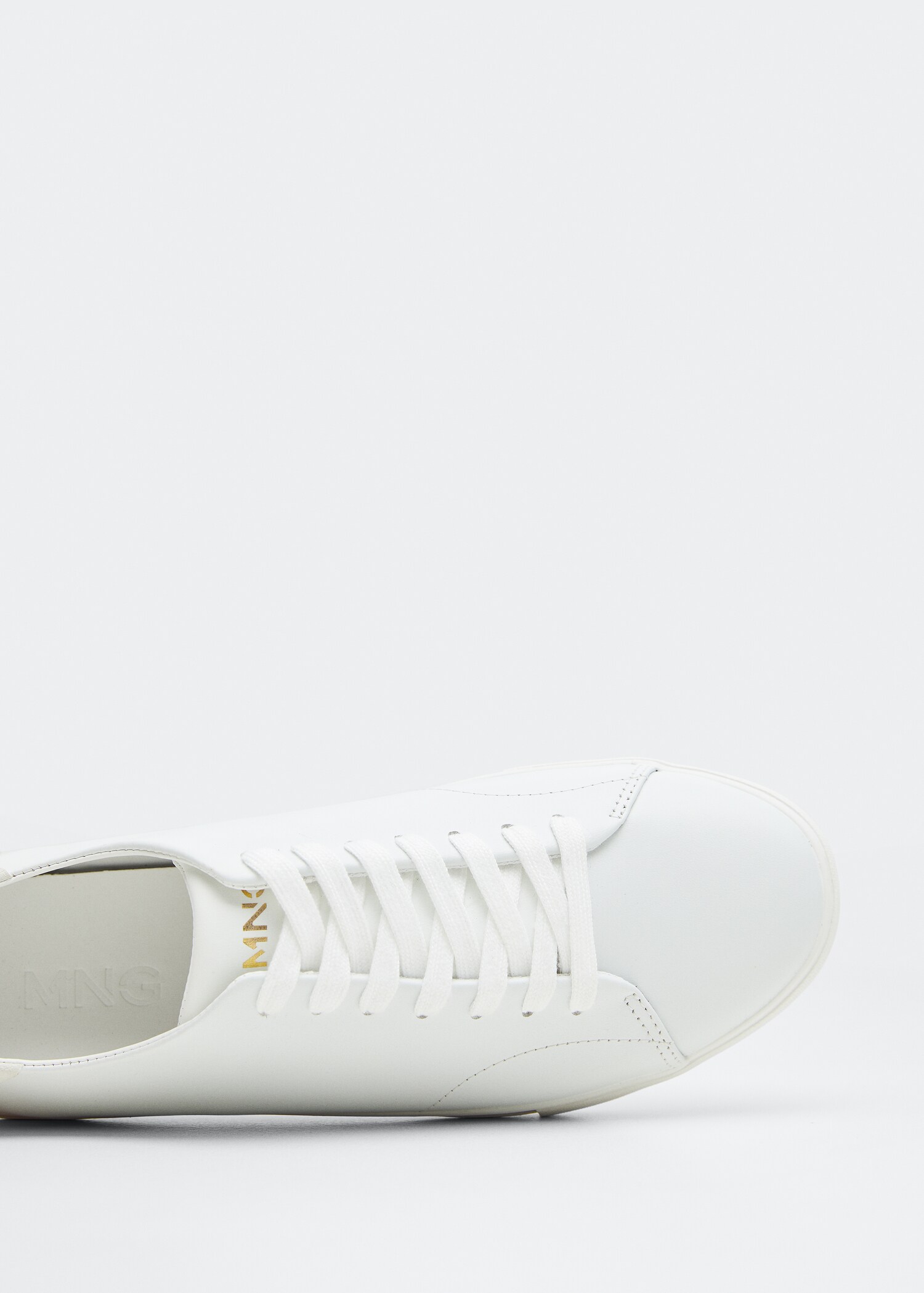Lace-up leather sneakers - Medium plane