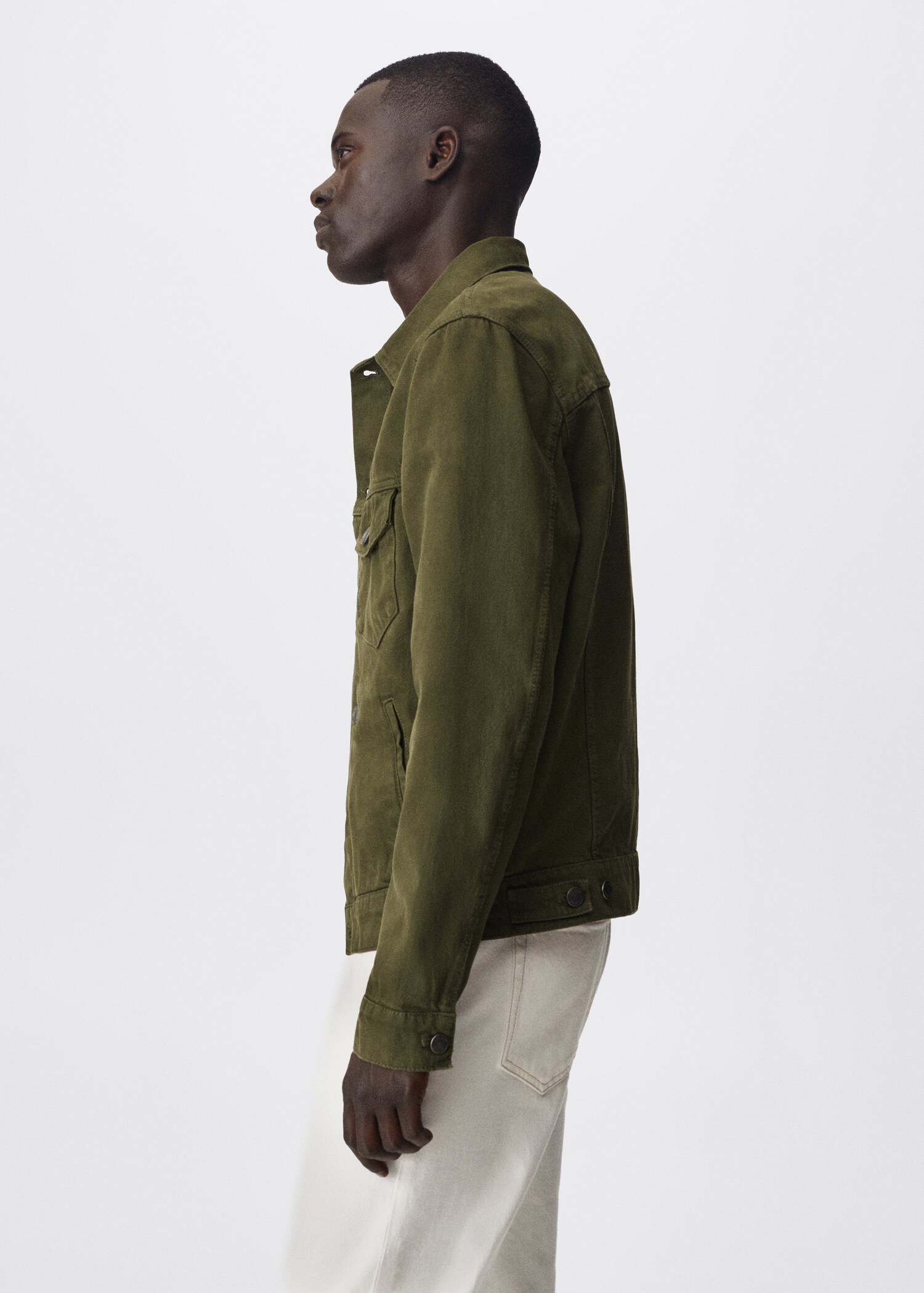 Pocketed denim jacket - Details of the article 2