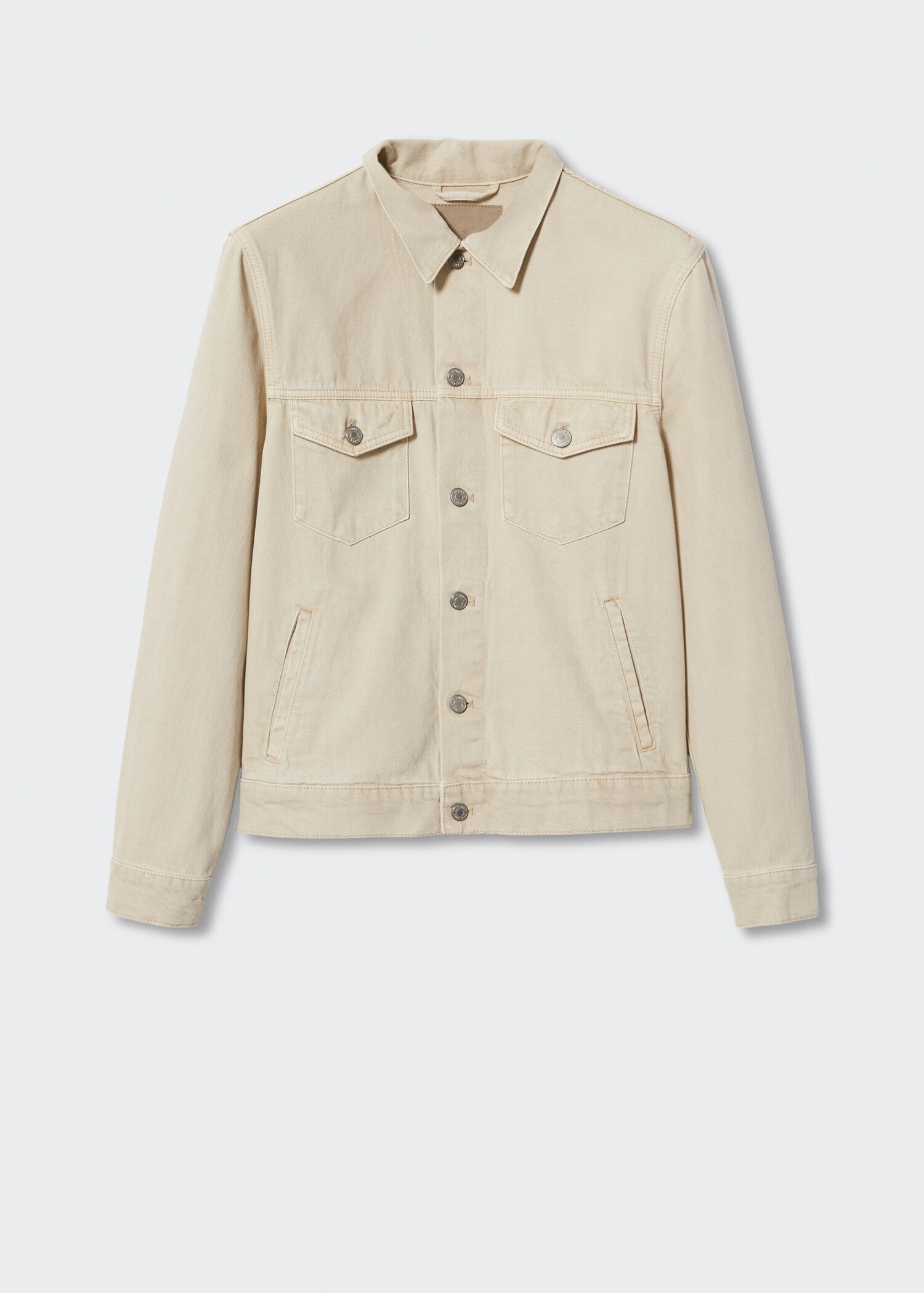 Blouson denim beige - Article sans modèle