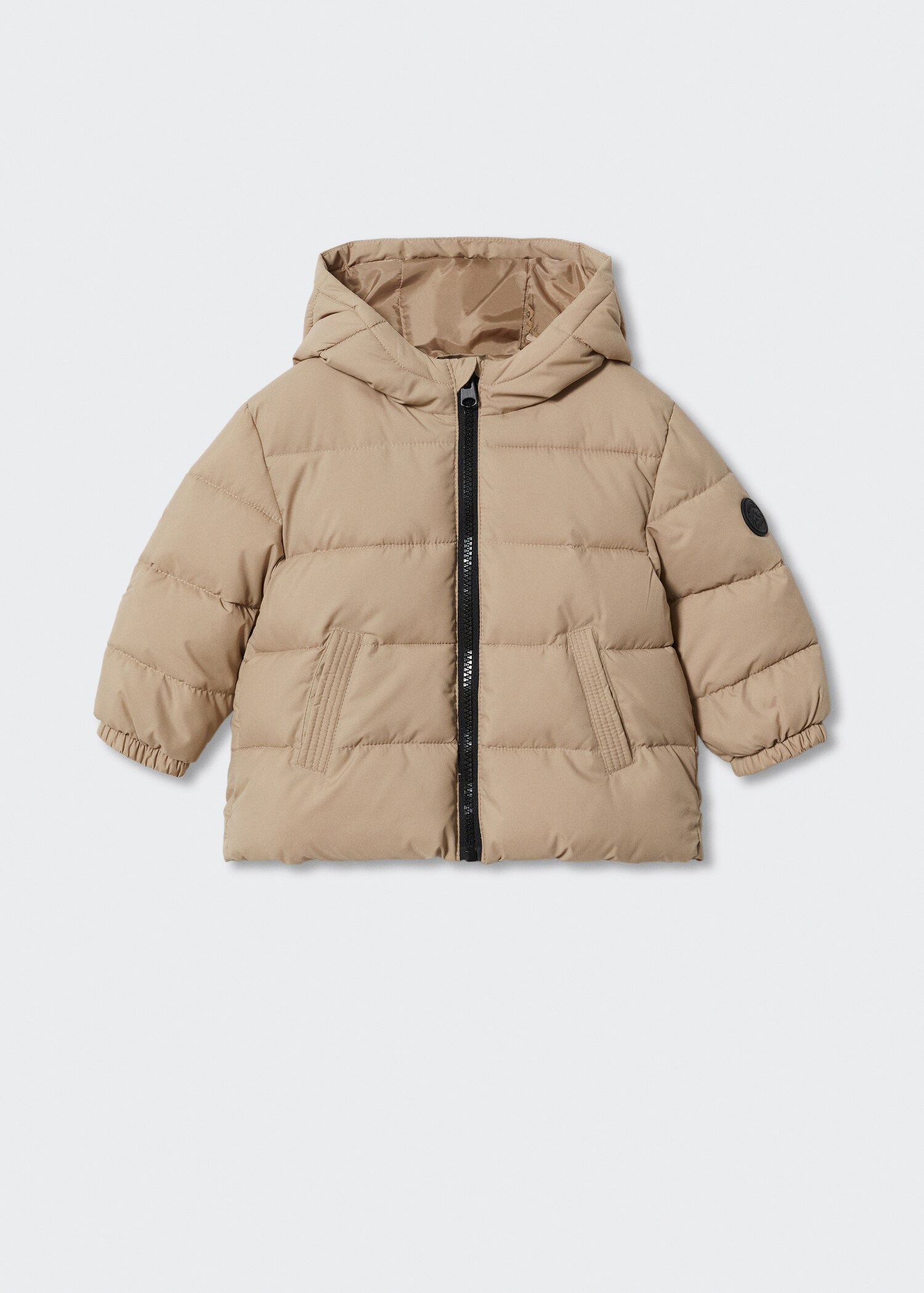 Hood quilted coat - Article without model