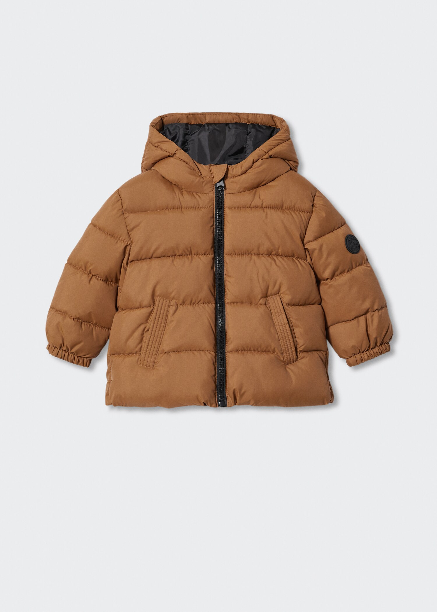 Hood quilted coat - Article without model