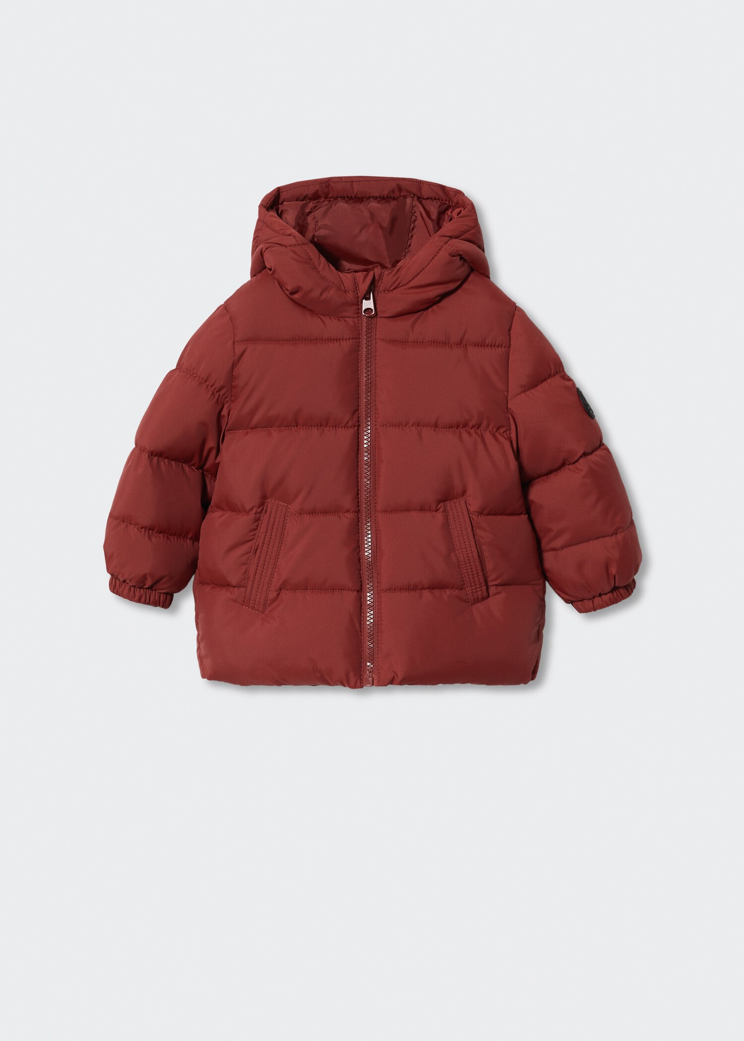 Hood quilted coat - Article without model