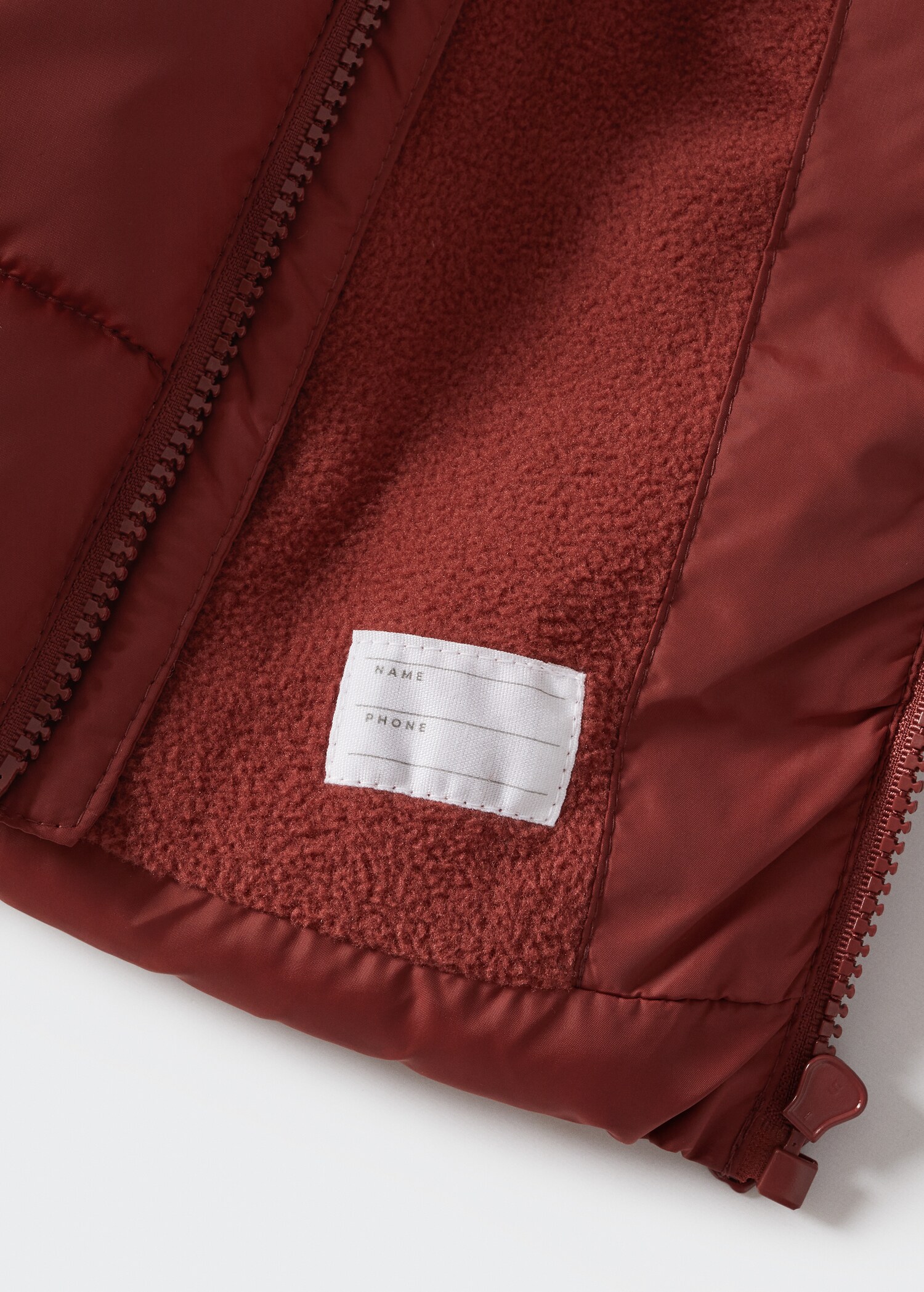 Hood quilted coat - Details of the article 8