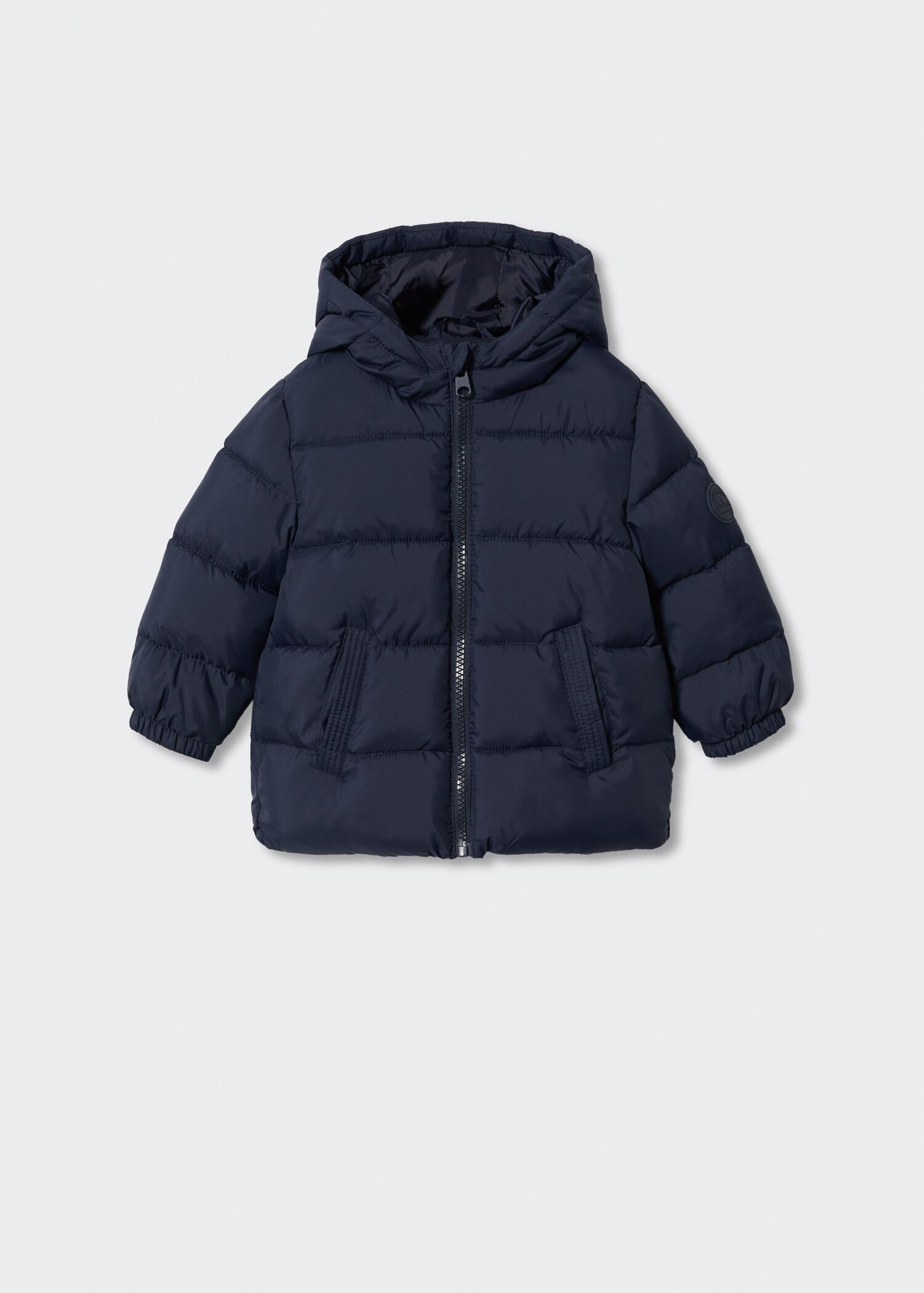 Hood quilted coat - Article without model