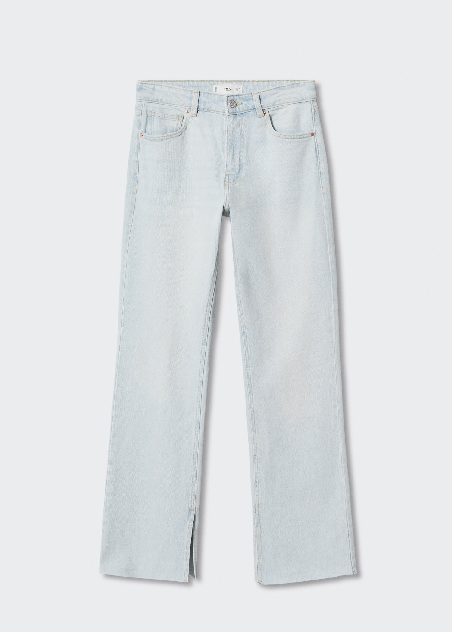 Mid-rise straight jeans - Article without model