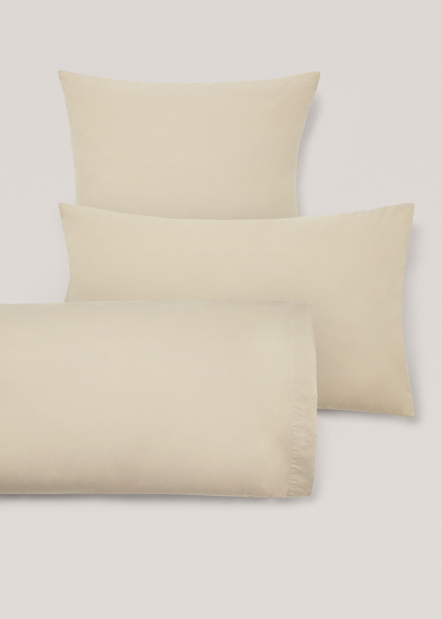 Washed cotton cushion cover 60x60cm (Pack of 2) - Details of the article 5