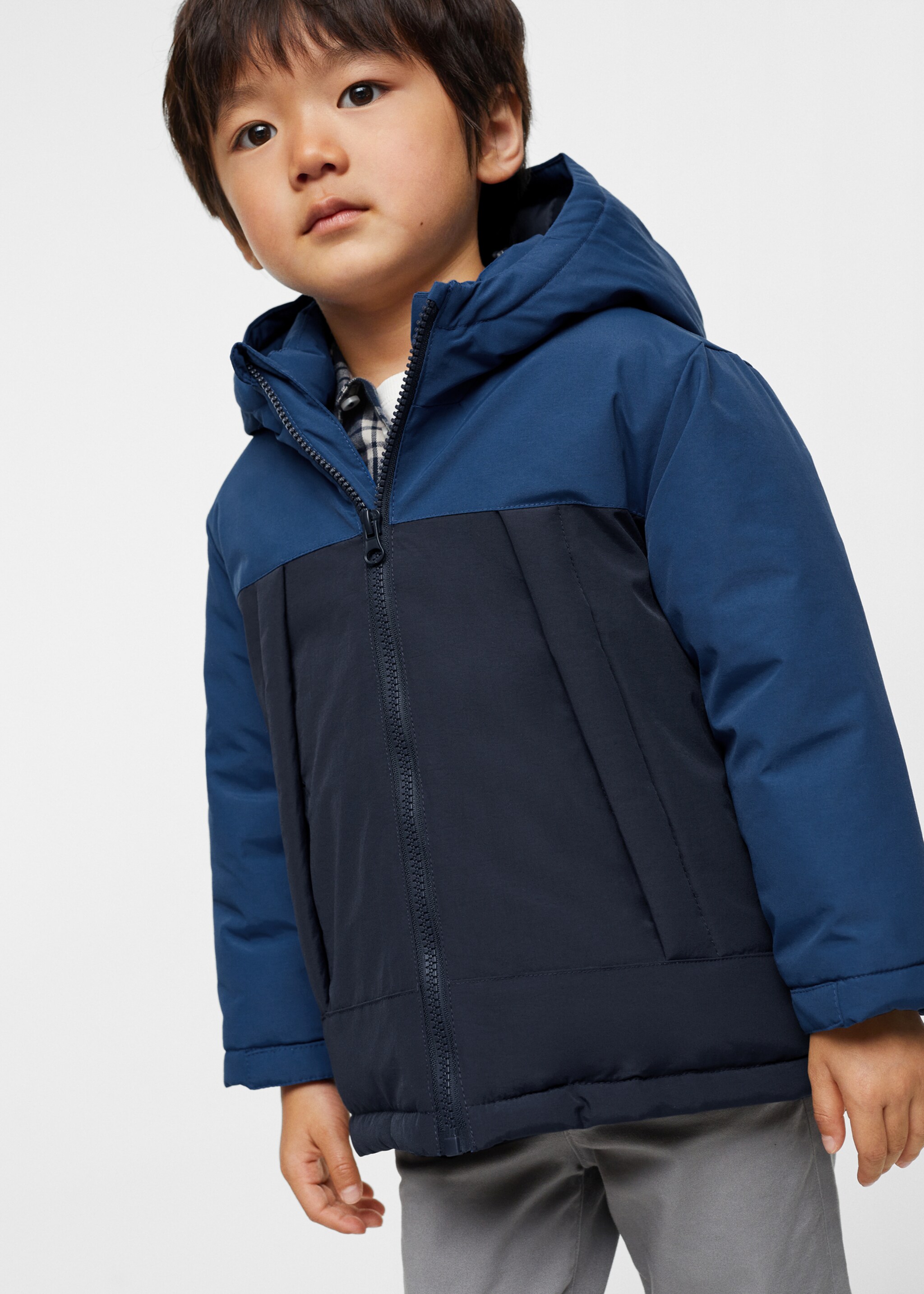 Dvojbarevný prošívaný anorak - Detail zboží 1