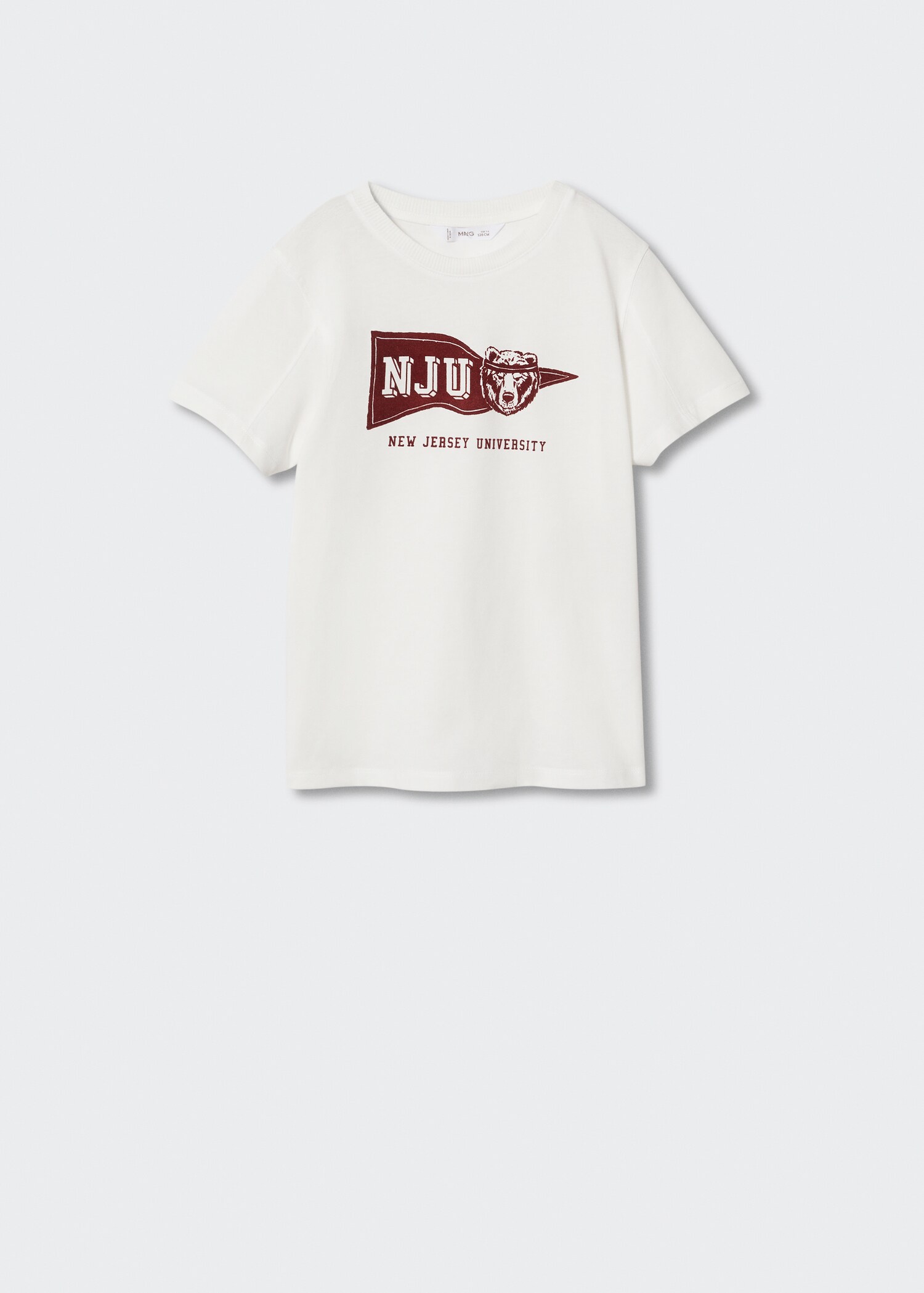 Bavlněné tričko s nápisem - Zboží bez modelu