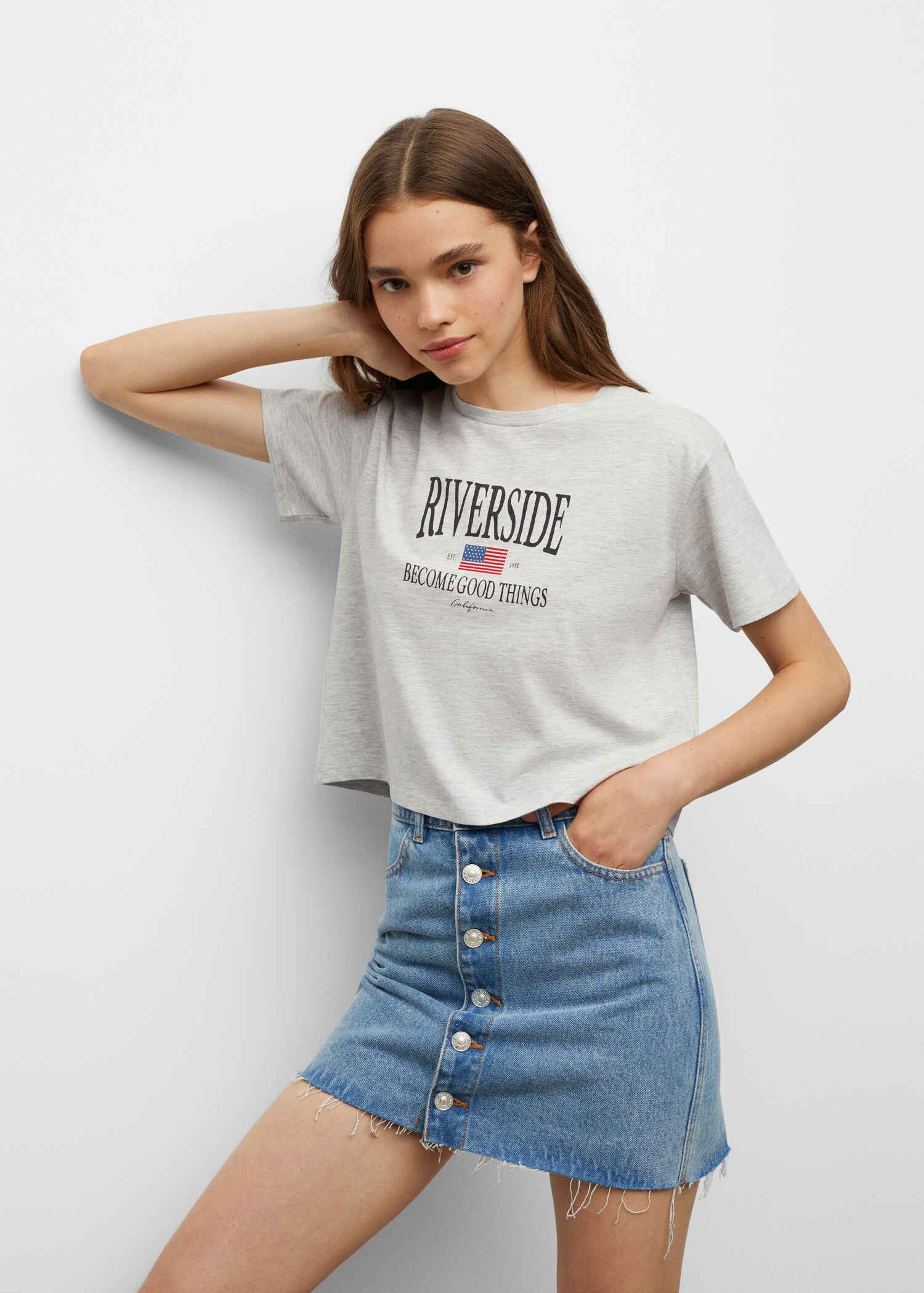 Camiseta algodón estampado - Detalle del artículo 1