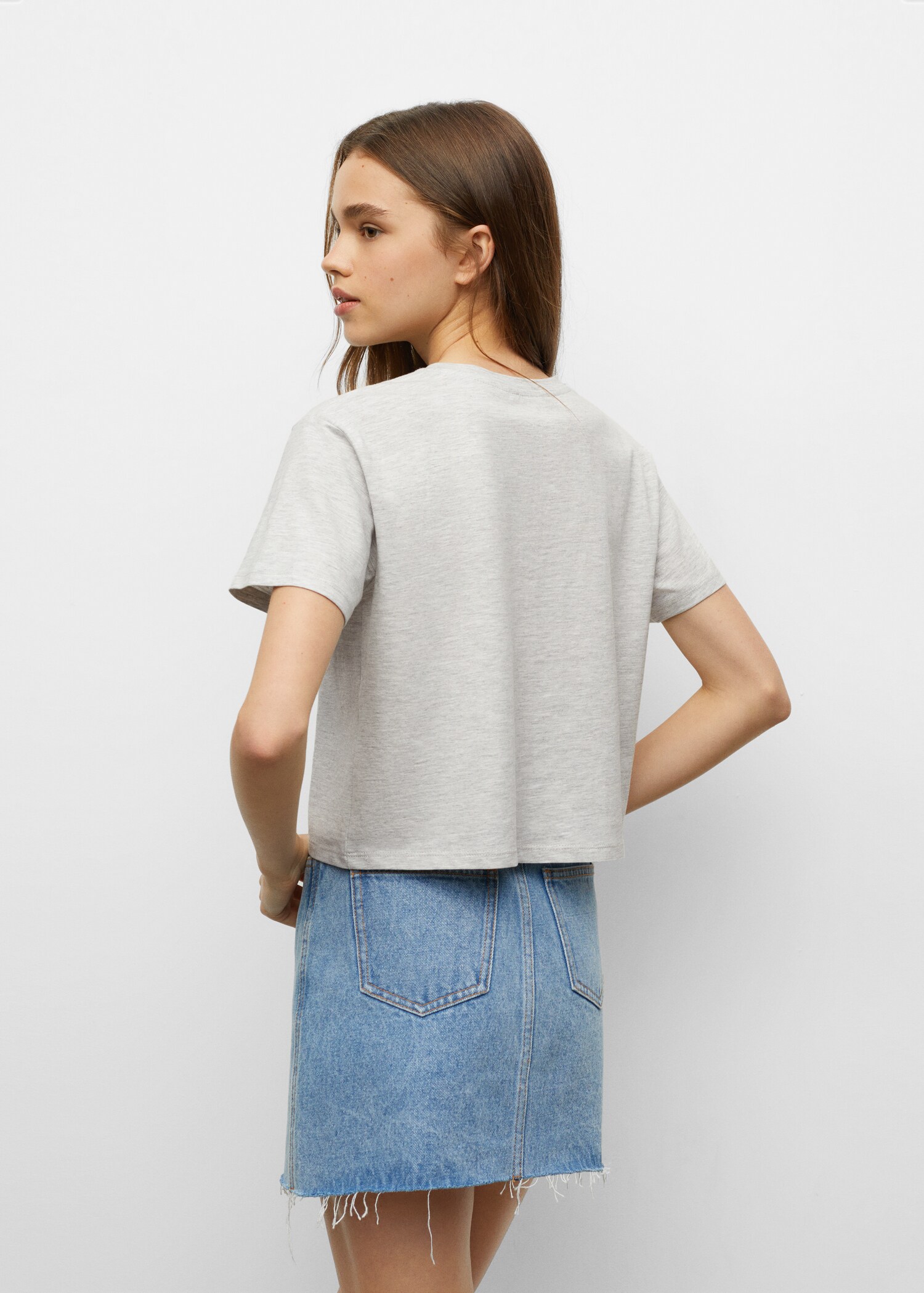 Camiseta algodón estampado - Reverso del artículo
