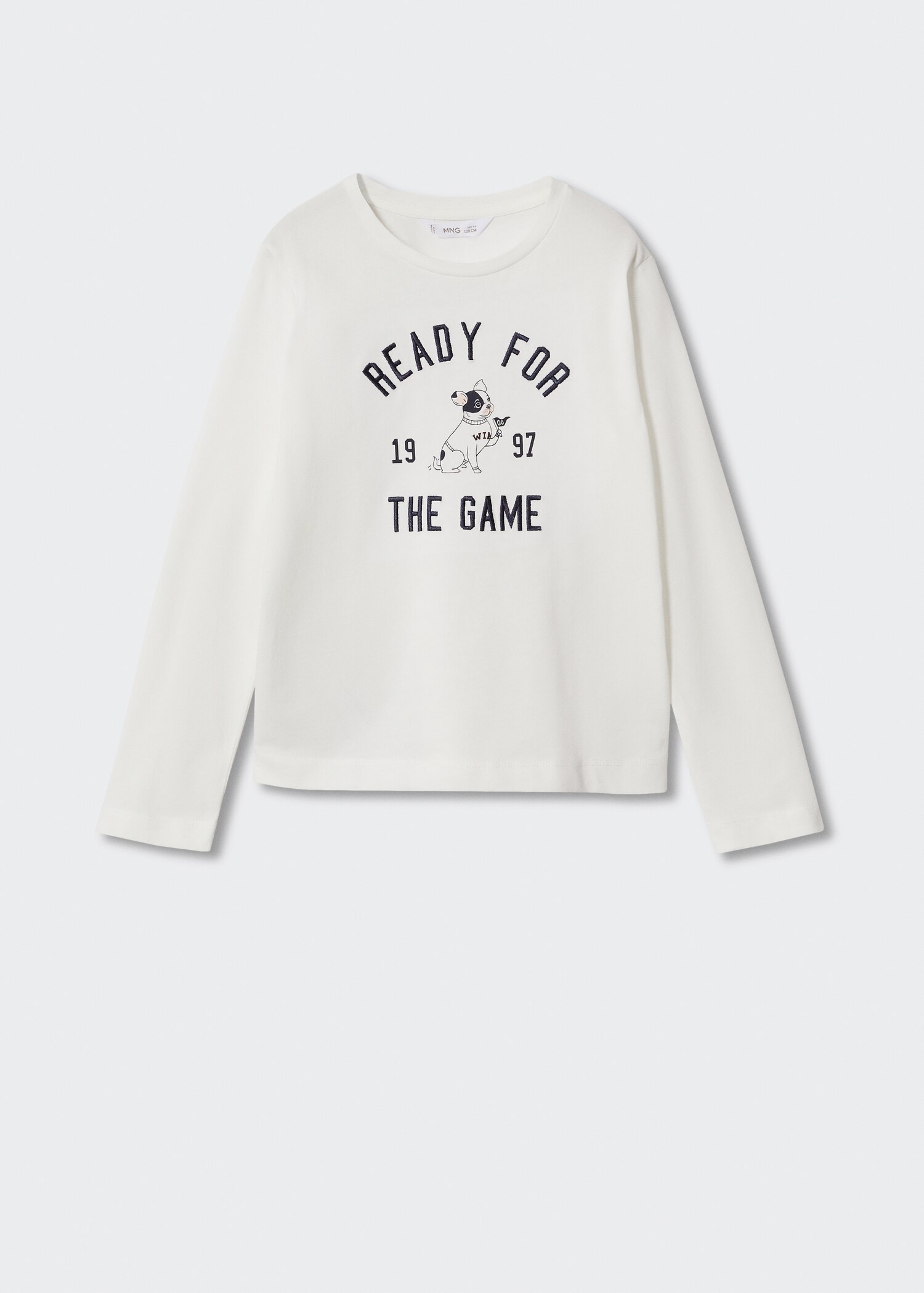 Langärmliges T-Shirt mit Schriftzug - Artikel ohne Model