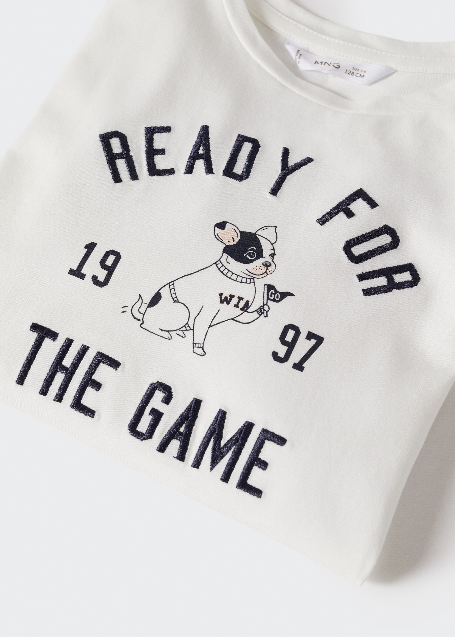 Langärmliges T-Shirt mit Schriftzug - Detail des Artikels 8
