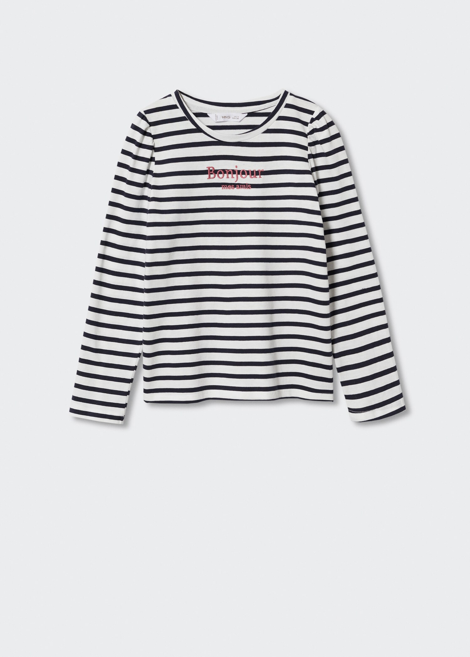 Long-sleeved t-shirt with message - Article without model