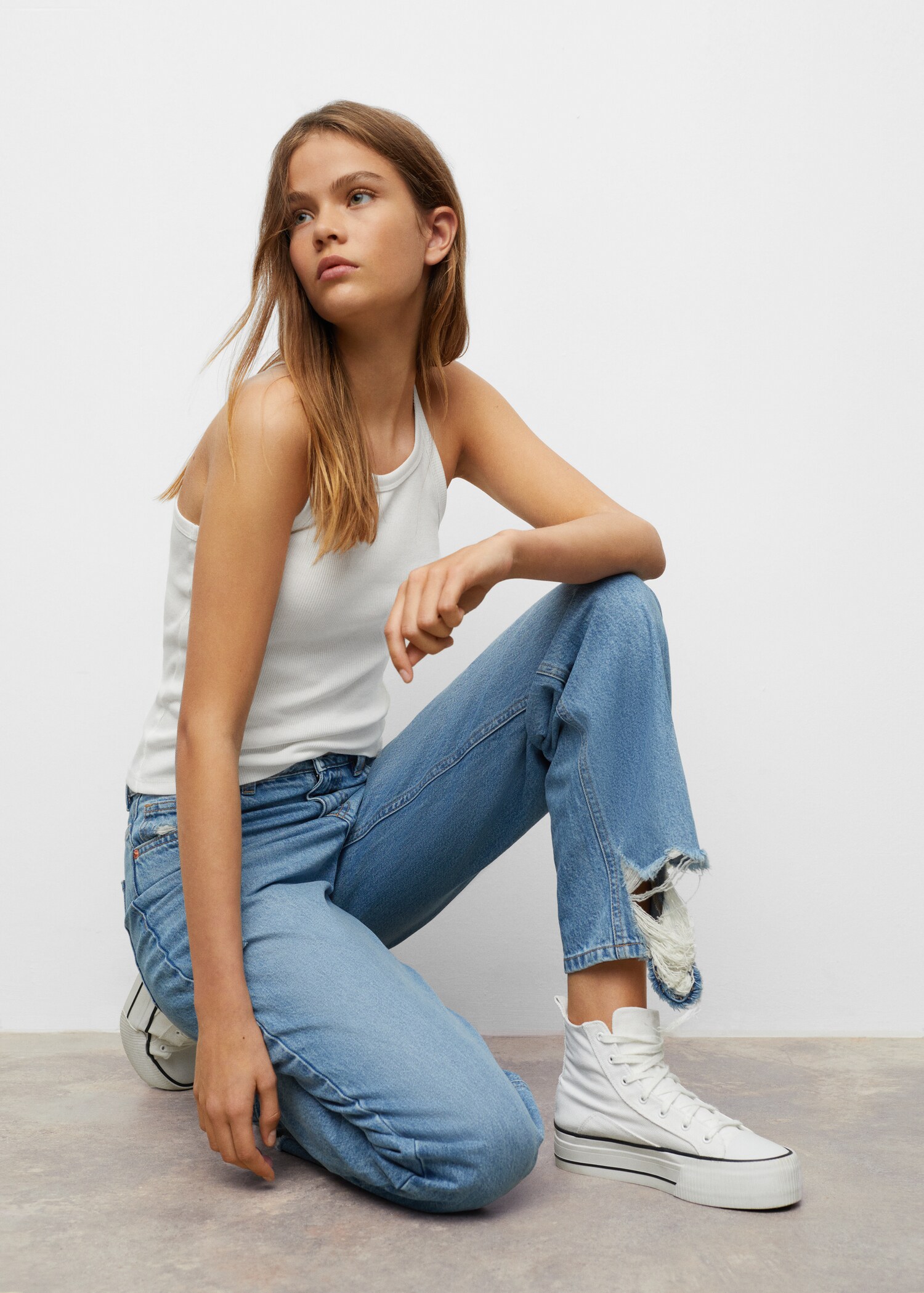Cotton crop top - Details of the article 2