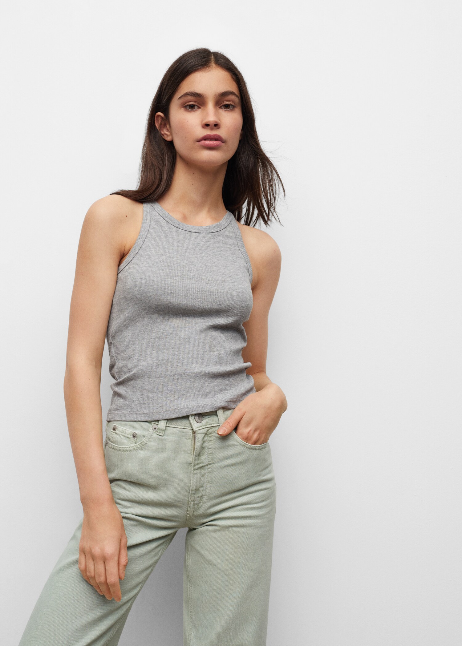 Cotton crop top - Details of the article 1
