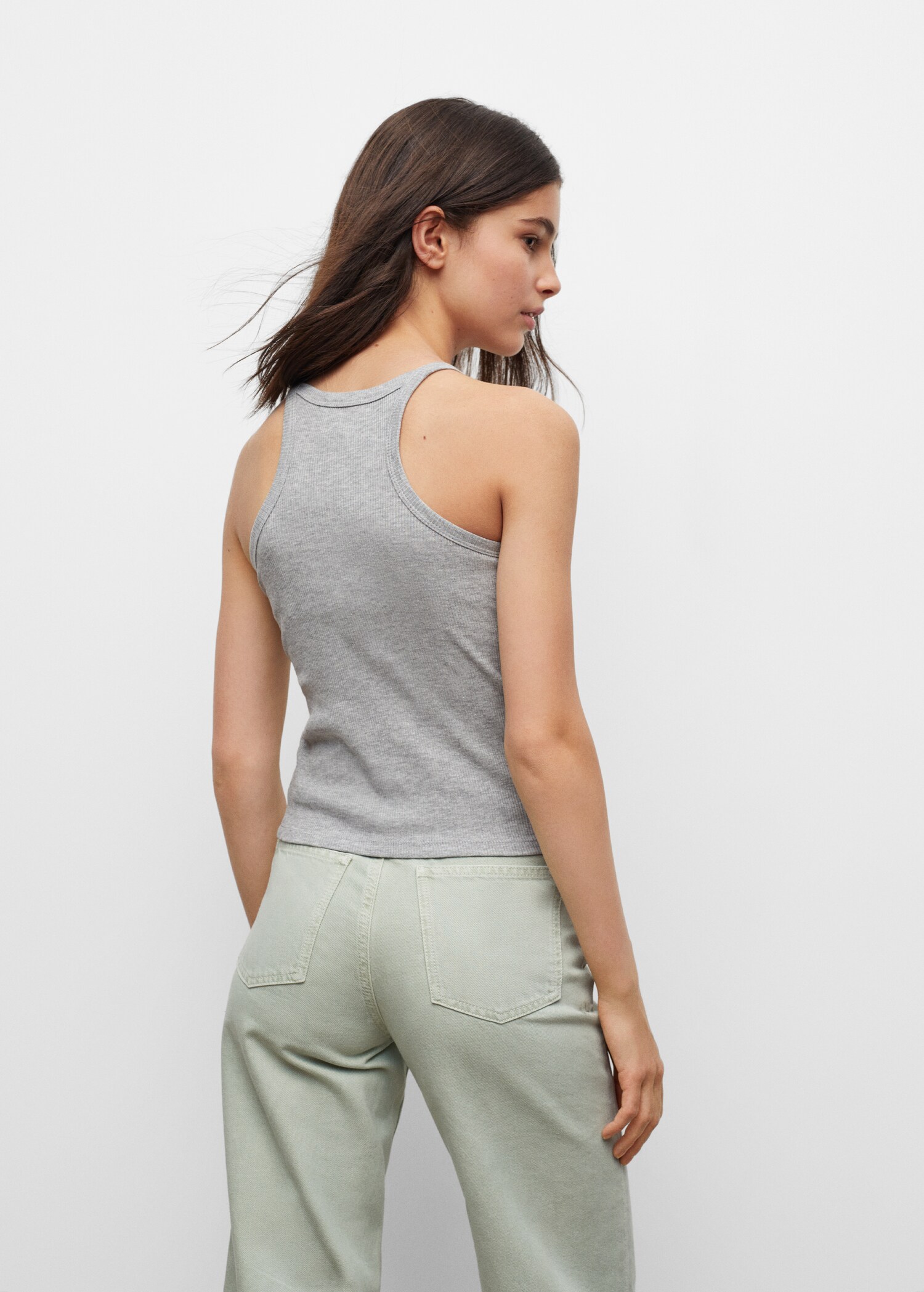 Cotton crop top - Reverse of the article