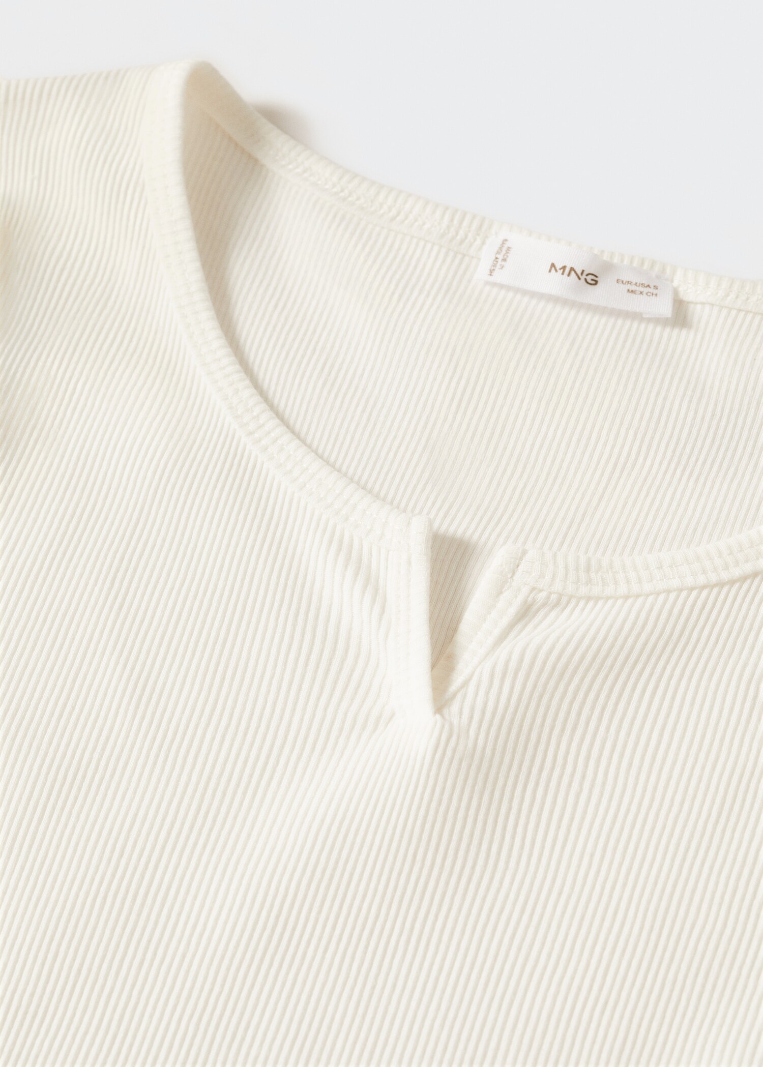 Camiseta crop algodón - Detalle del artículo 8