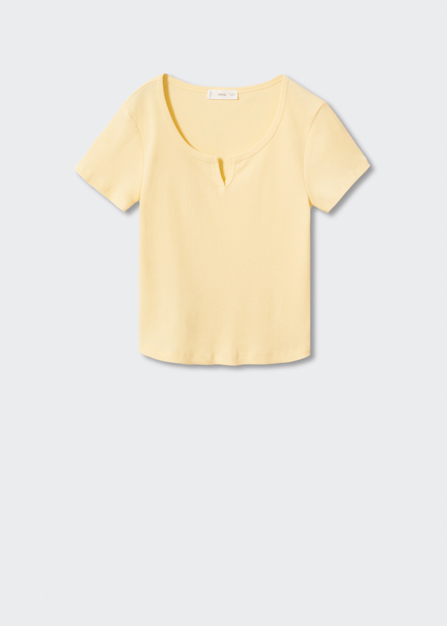Cropped cotton T-shirt - Article without model