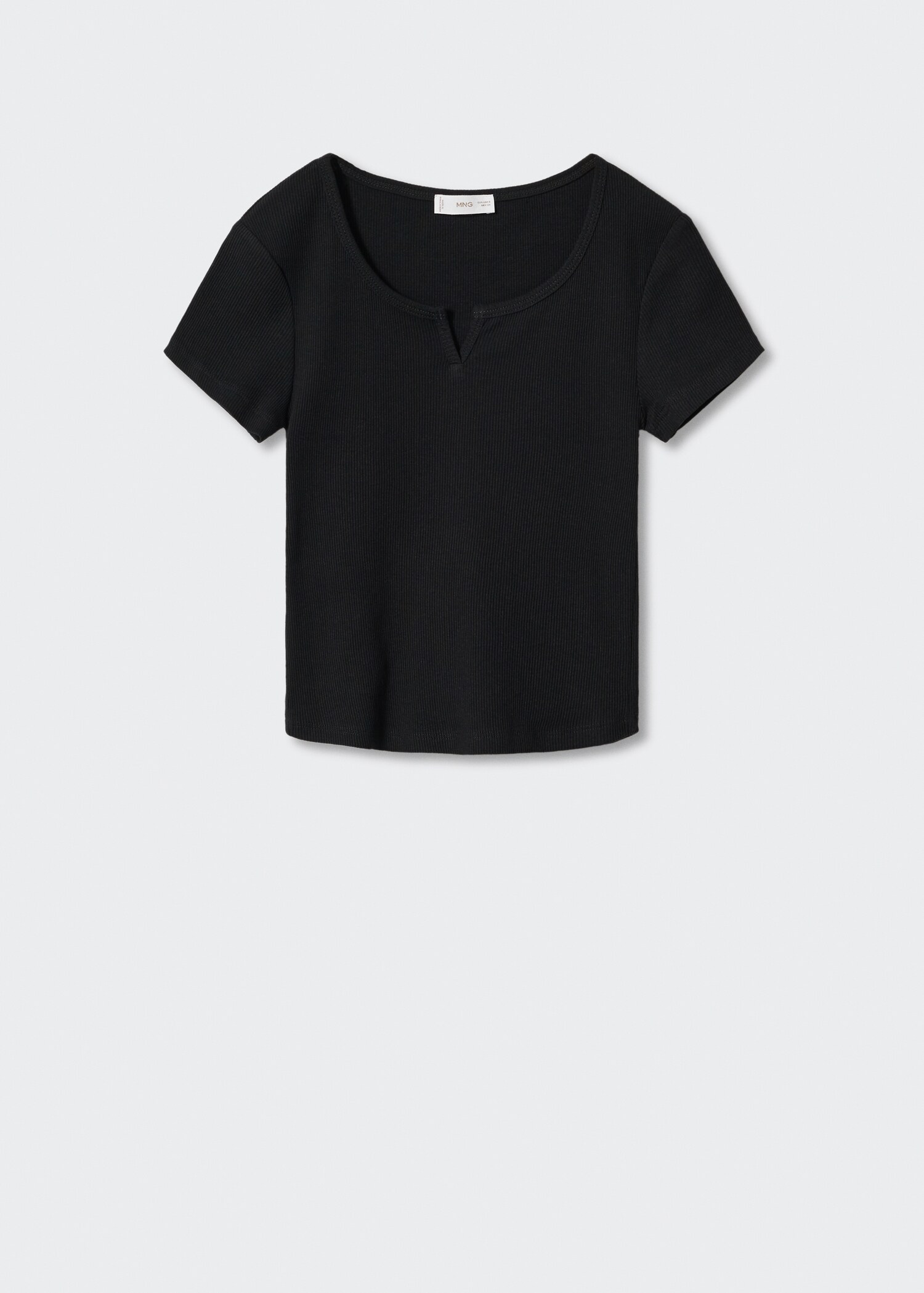 Camiseta crop algodón - Artículo sin modelo