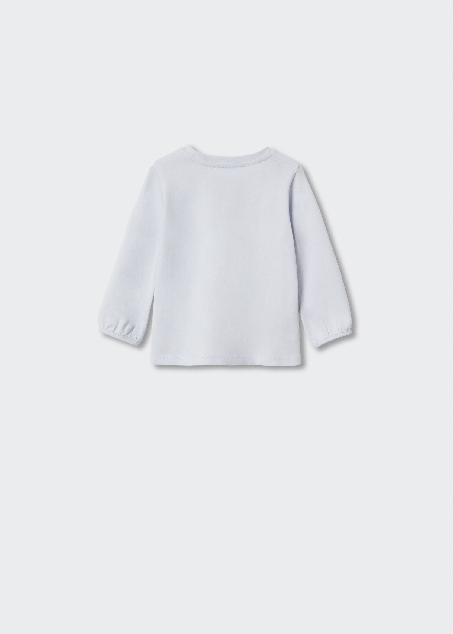 Camiseta manga larga mensaje - Reverso del artículo