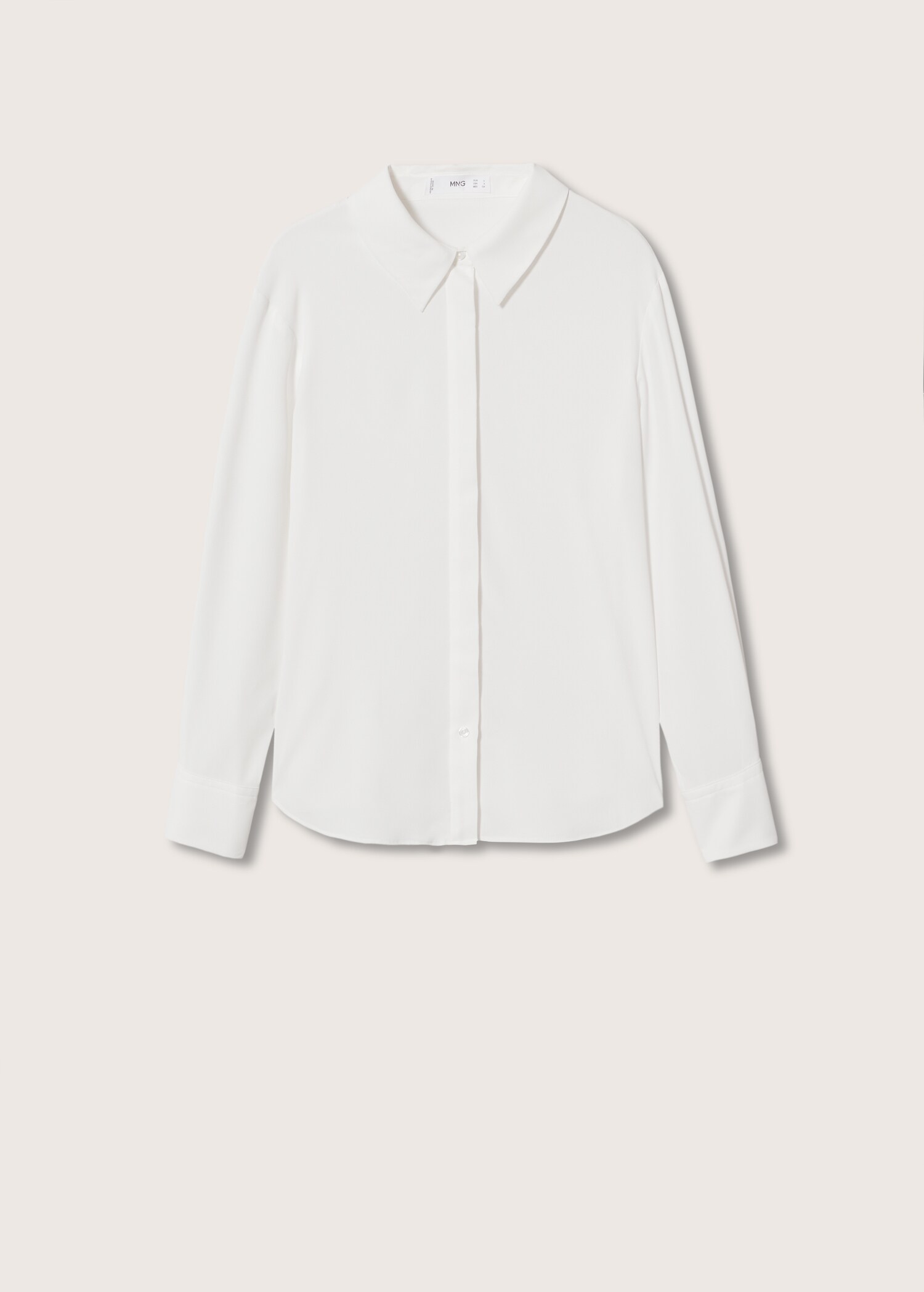 Buttoned flowy shirt - Article without model