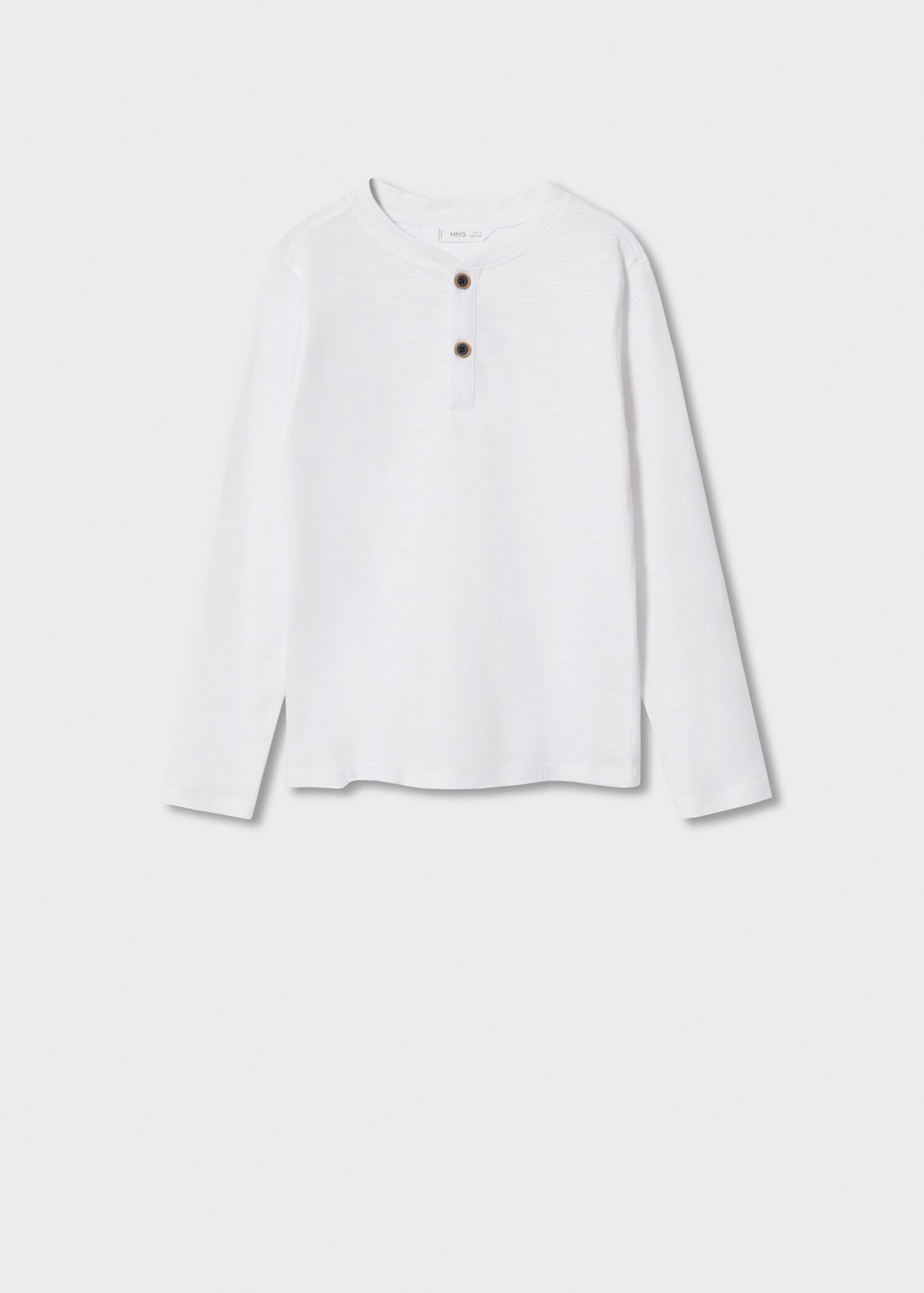 Buttoned long sleeve t-shirt - Article without model