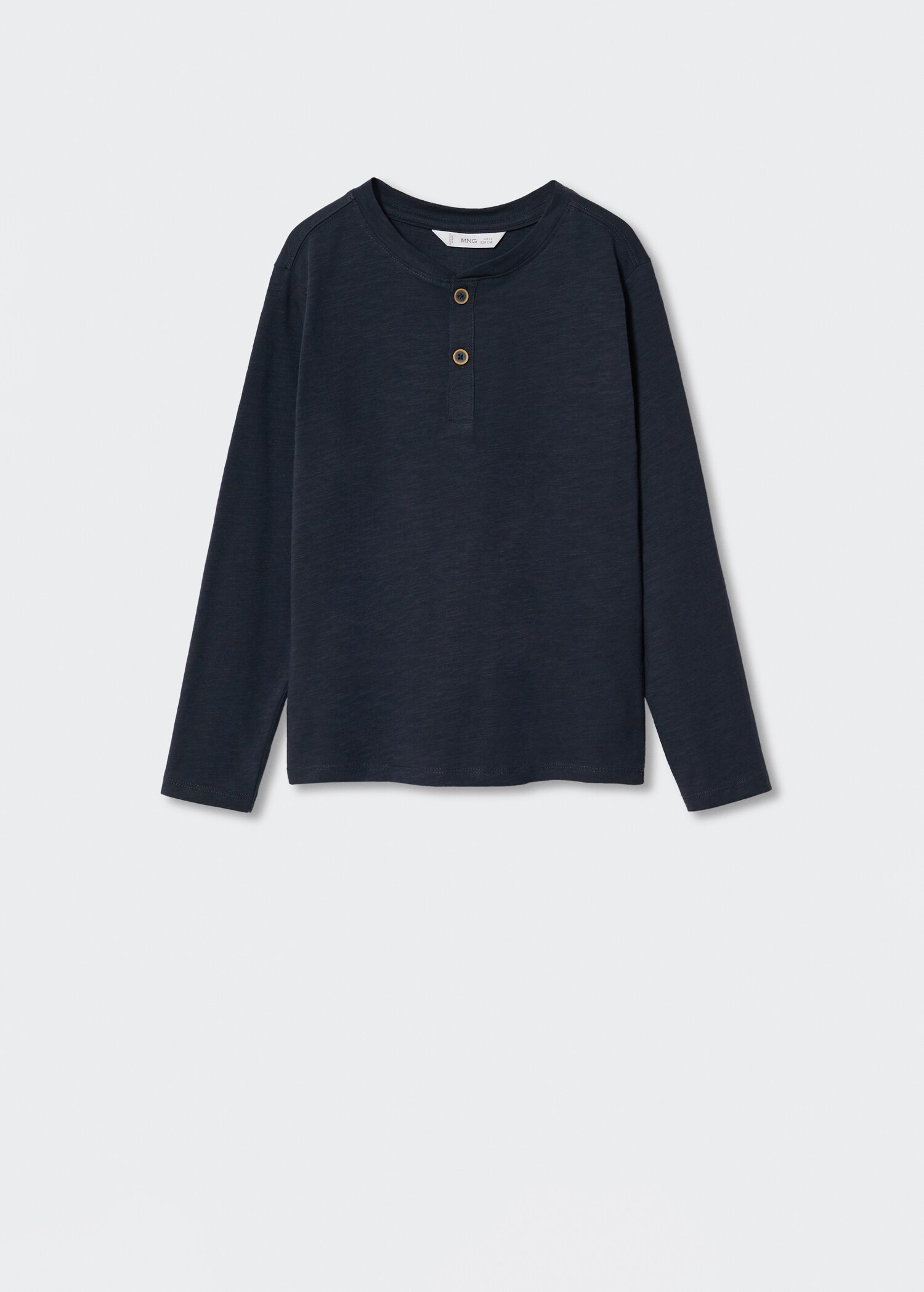 Buttoned long sleeve t-shirt - Article without model