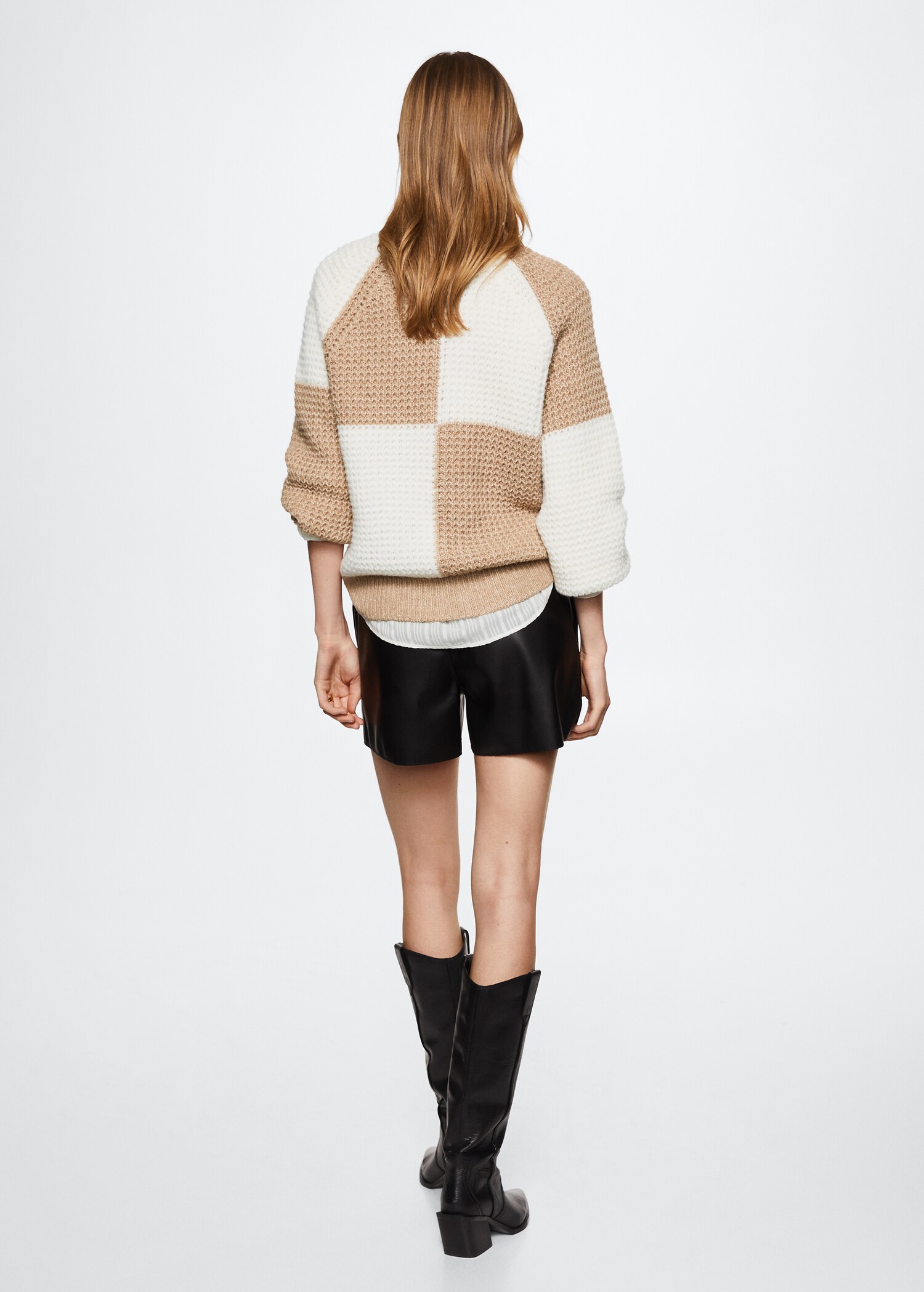 Reverse knit sweater - Reverse of the article