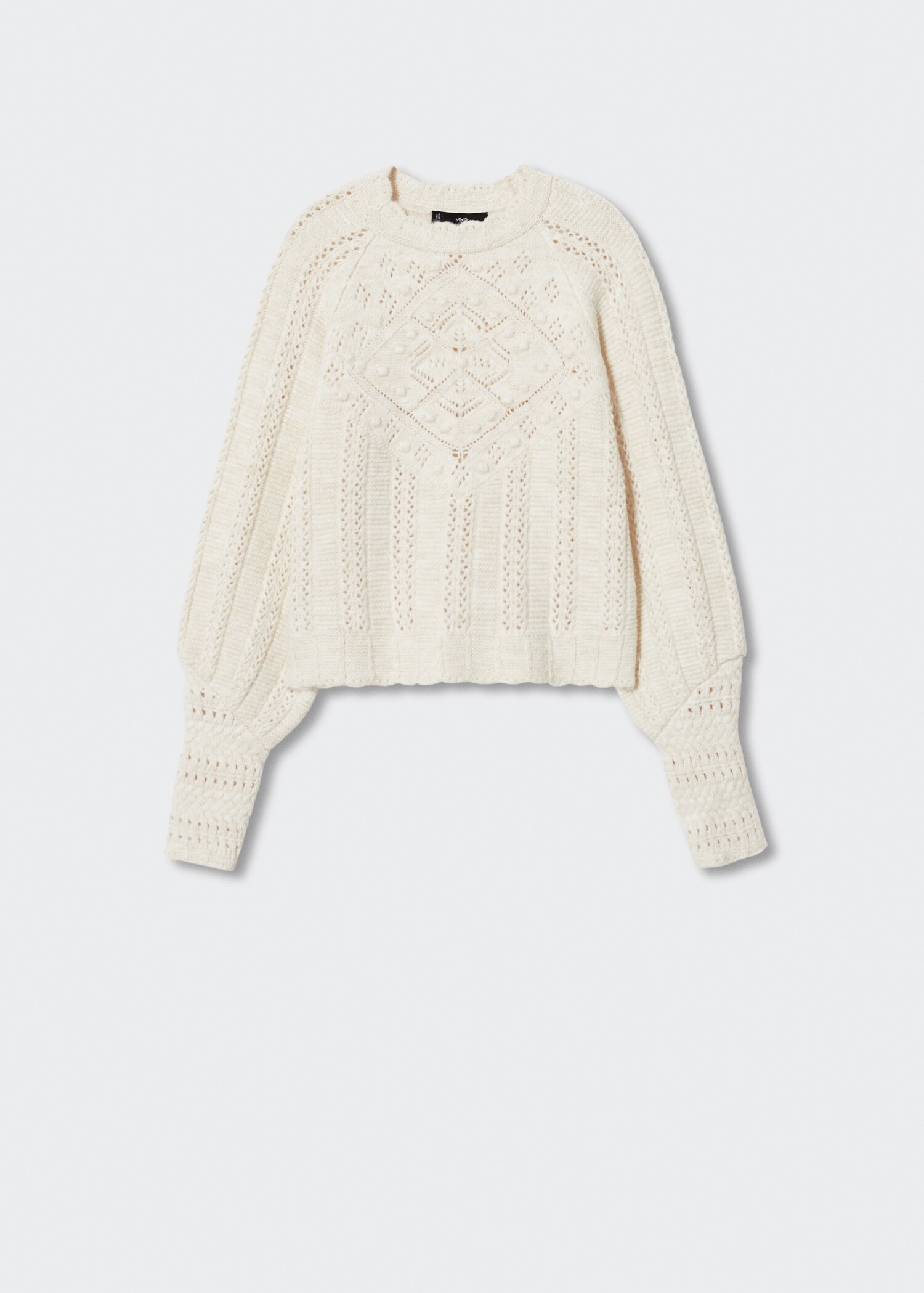 Openwork knit sweater - Article without model