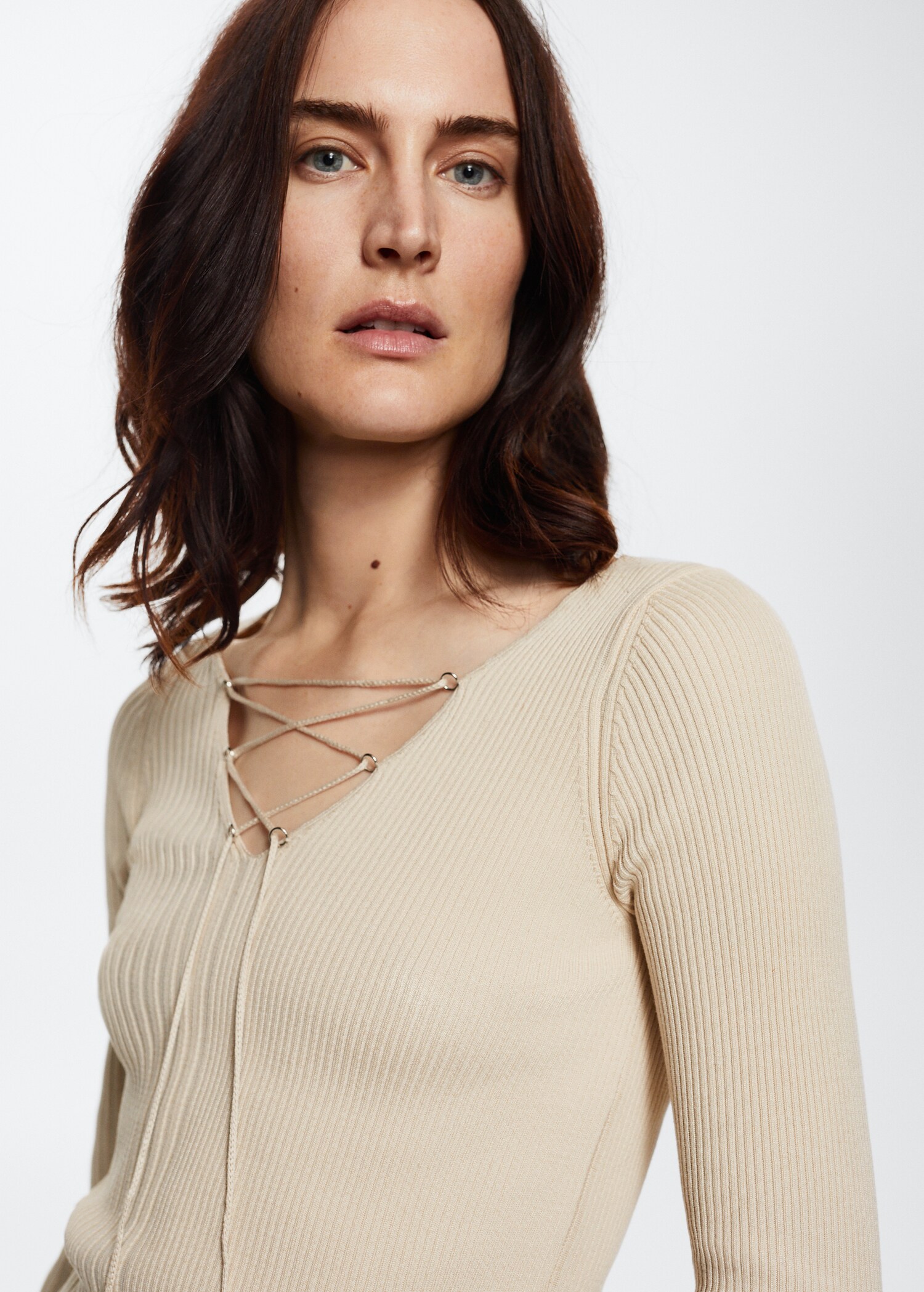 Braided cord sweater - Details of the article 1