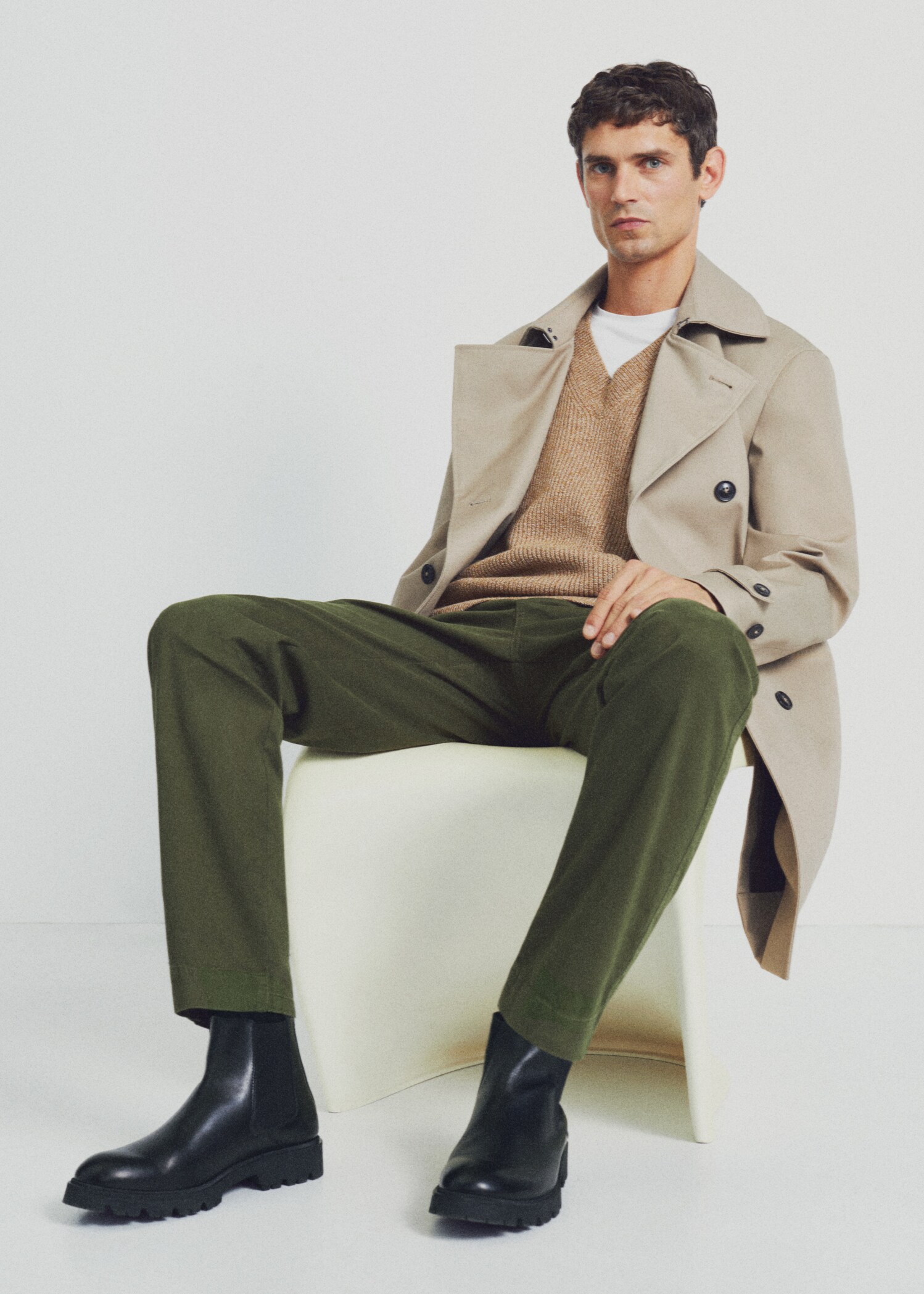 Classic water-repellent trench coat - Details of the article 5