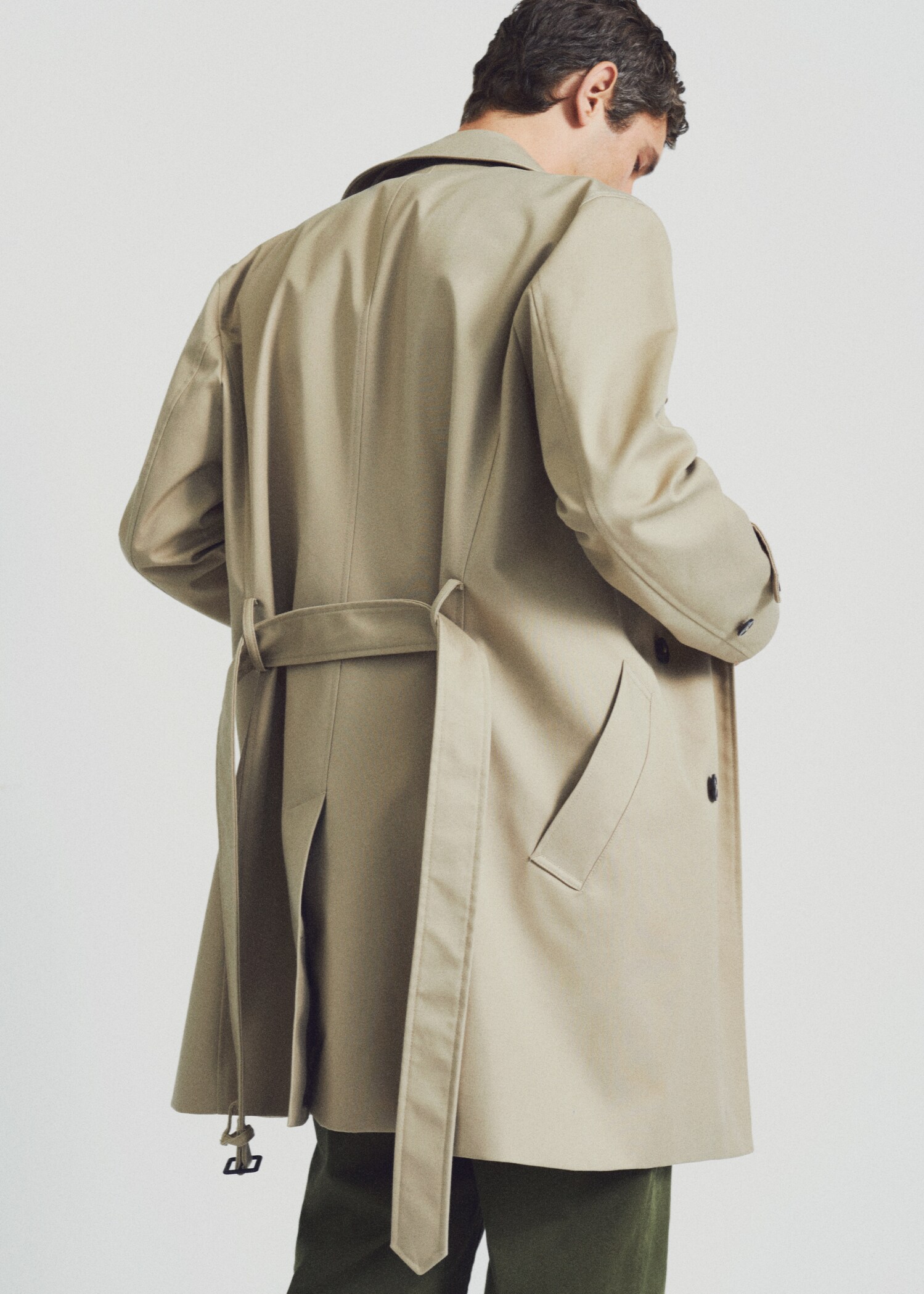 Classic water-repellent trench coat - Details of the article 6