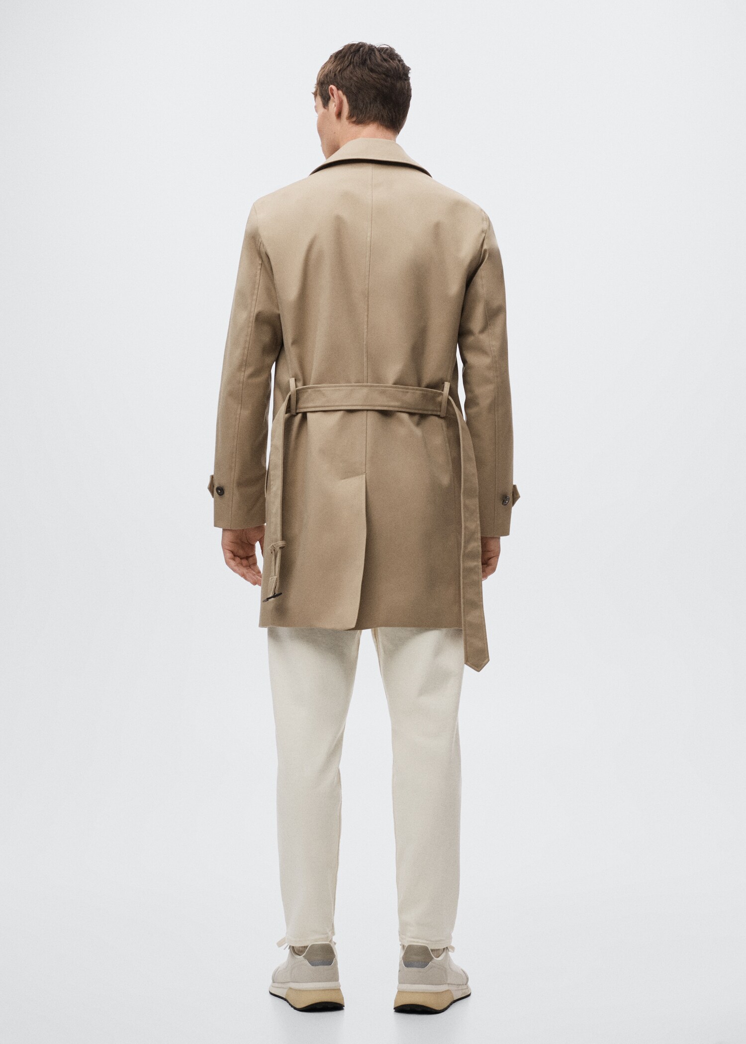 Classic water-repellent trench coat - Reverse of the article