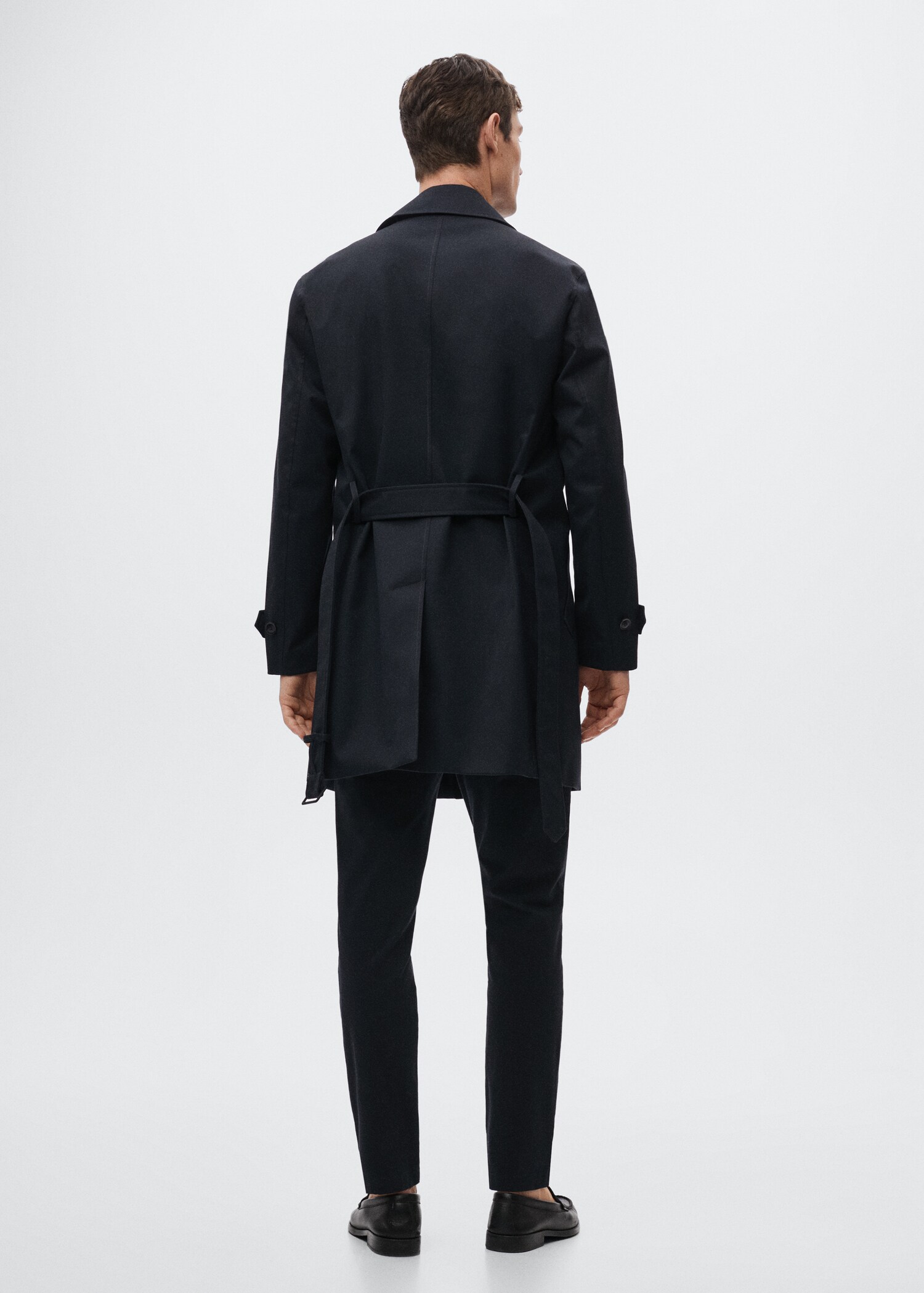 Classic water-repellent trench coat - Reverse of the article