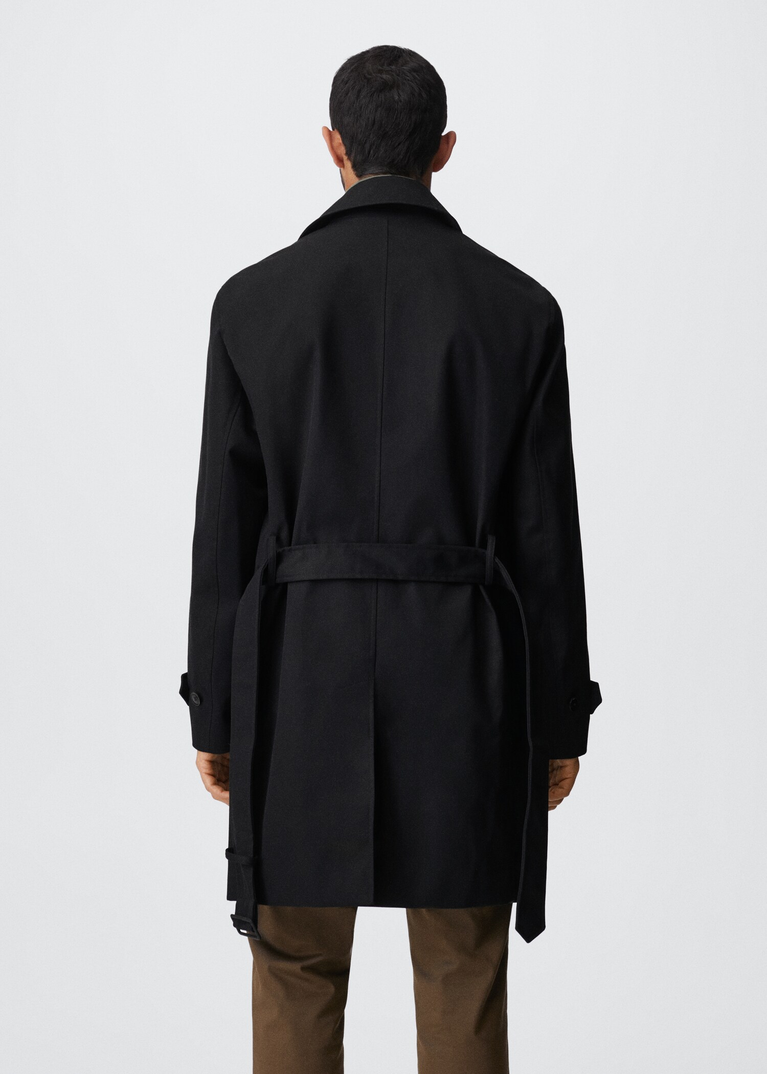 Classic water-repellent trench coat - Reverse of the article