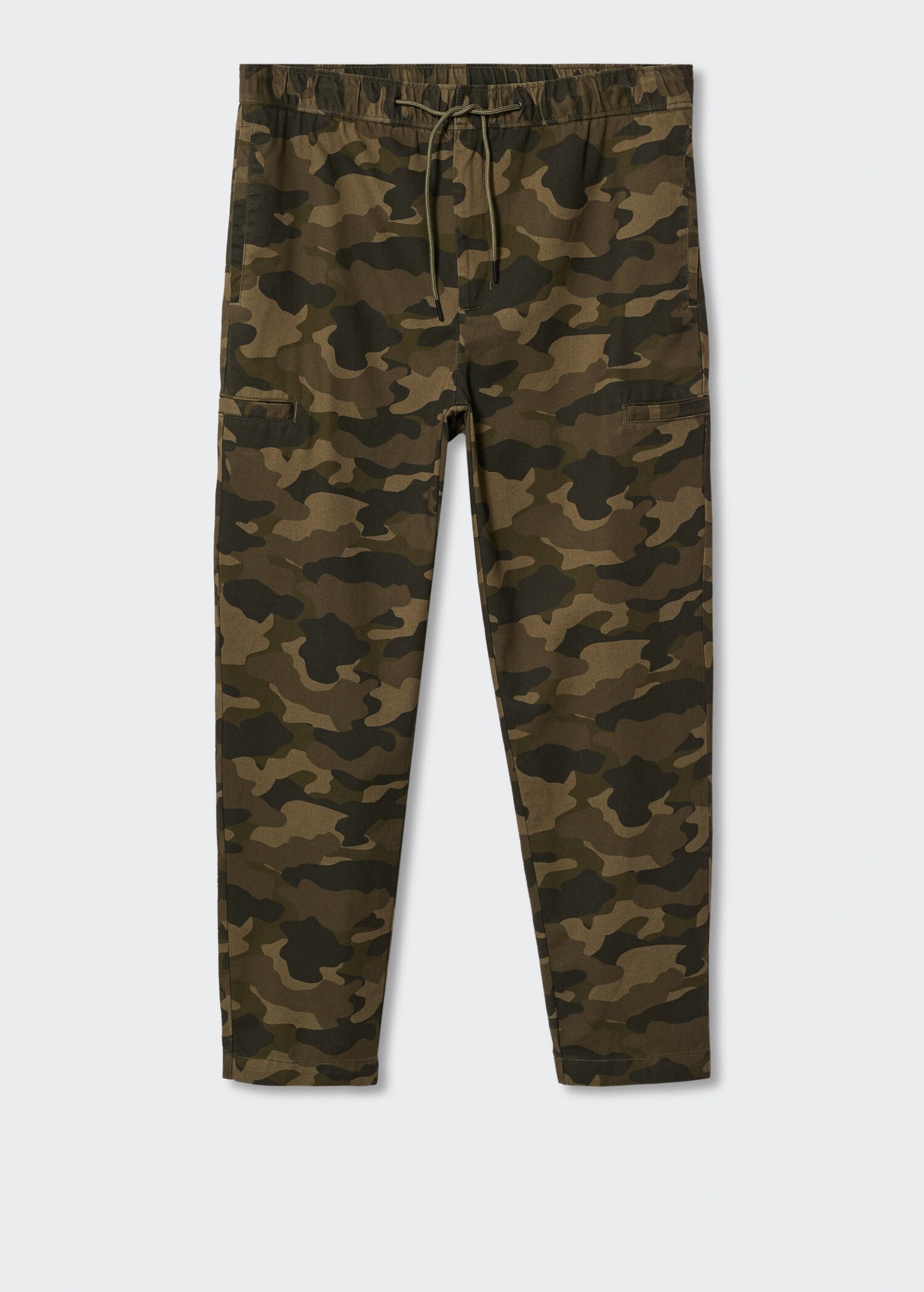 Camouflage cotton trousers - Article without model