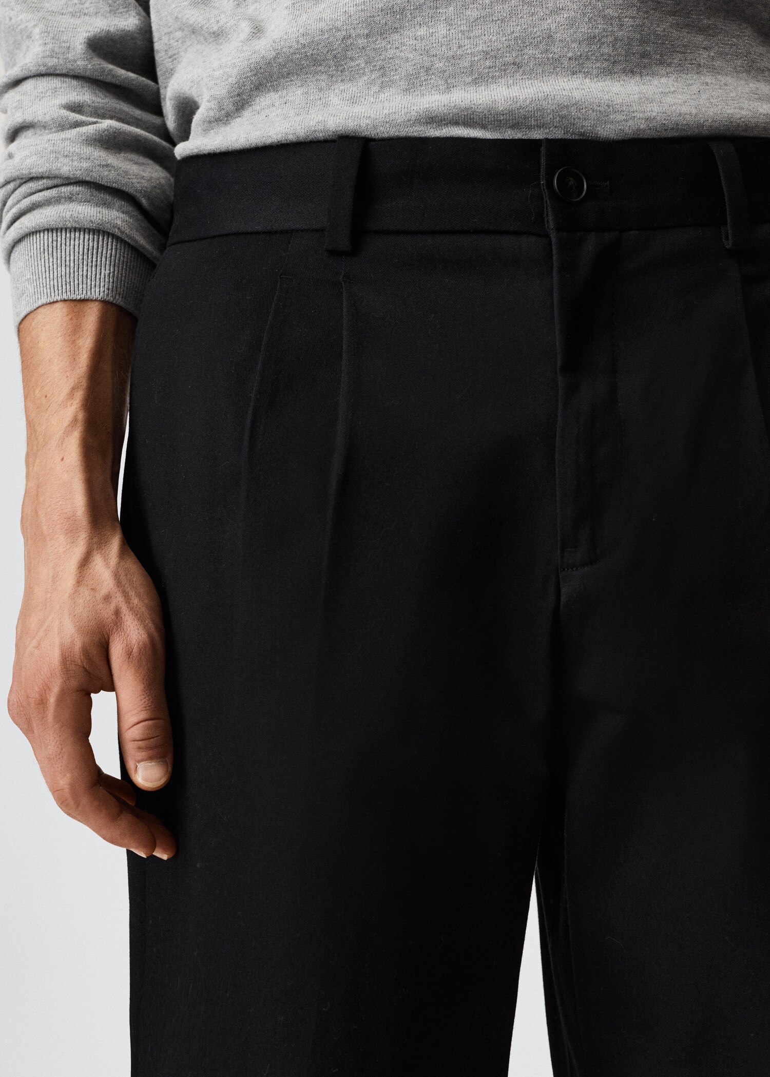 Pantalón regular fit pinzas - Detalle del artículo 1