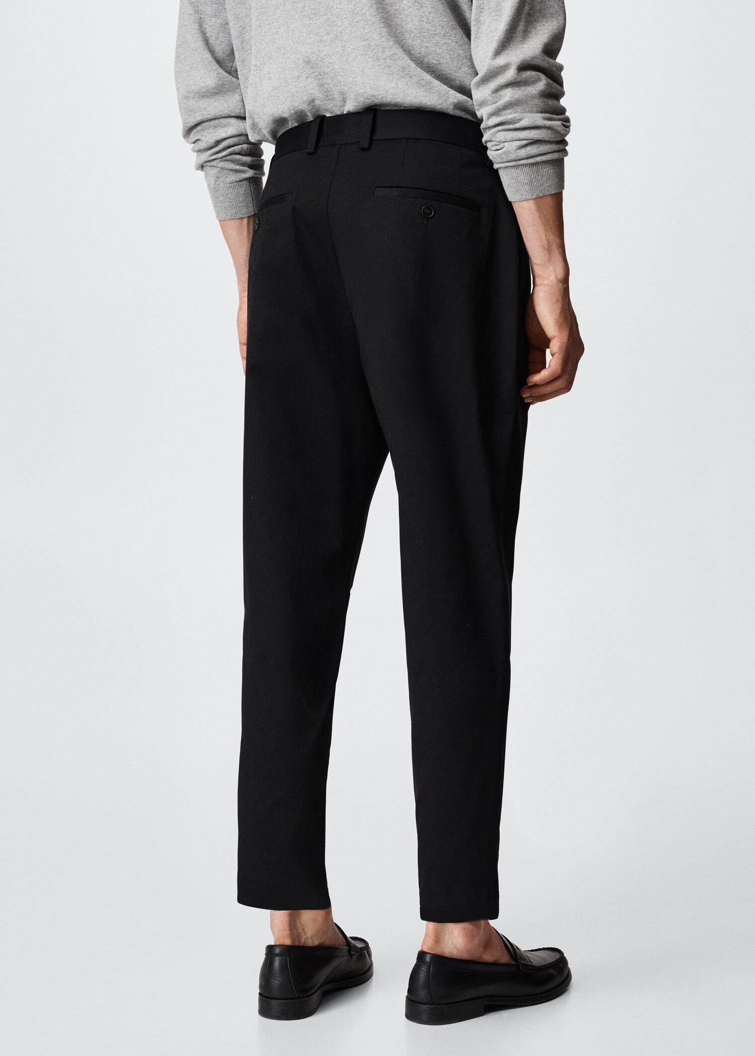 Pantalón regular fit pinzas - Reverso del artículo