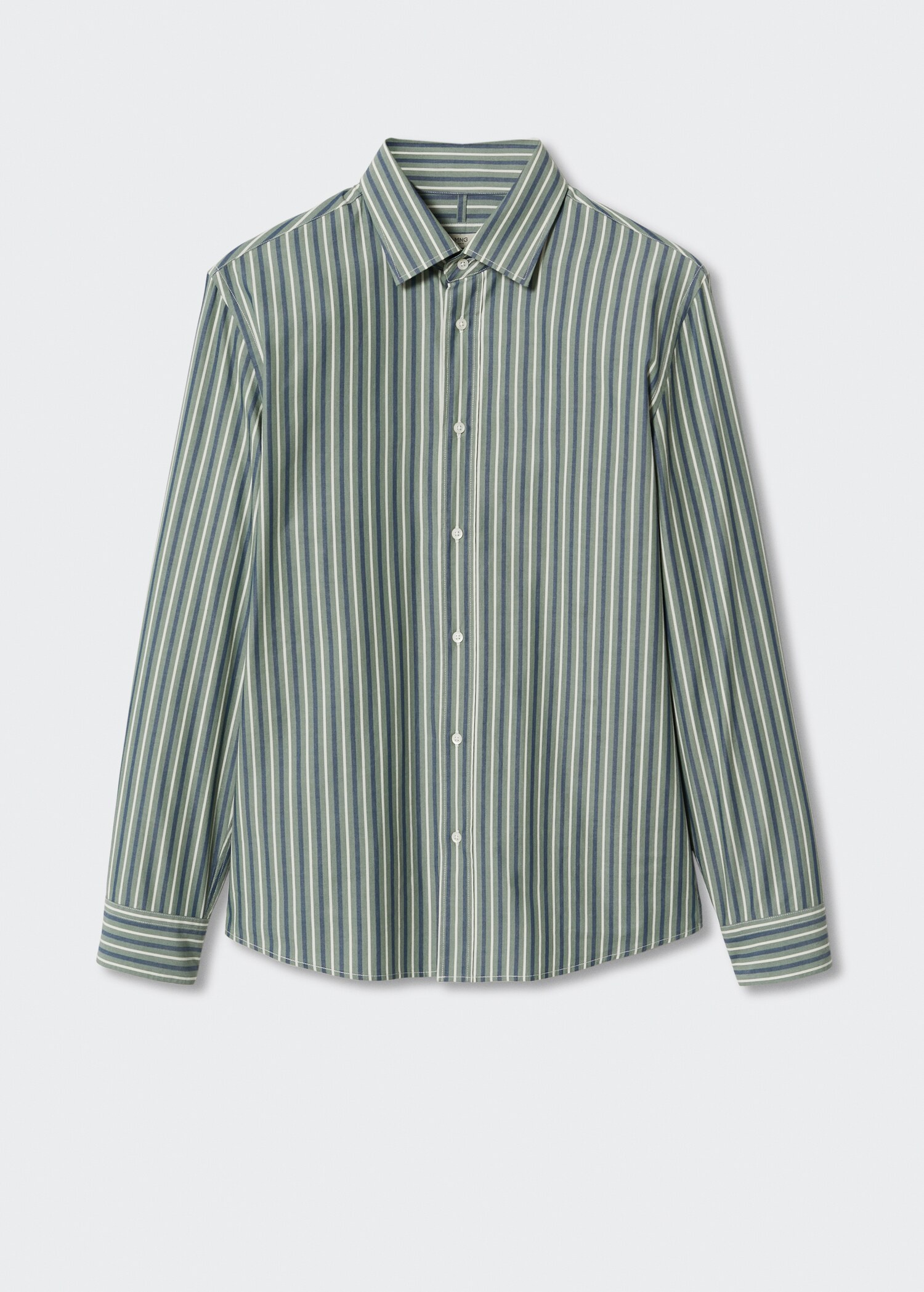 Camisa slim fit cotó ratlles - Article sense model