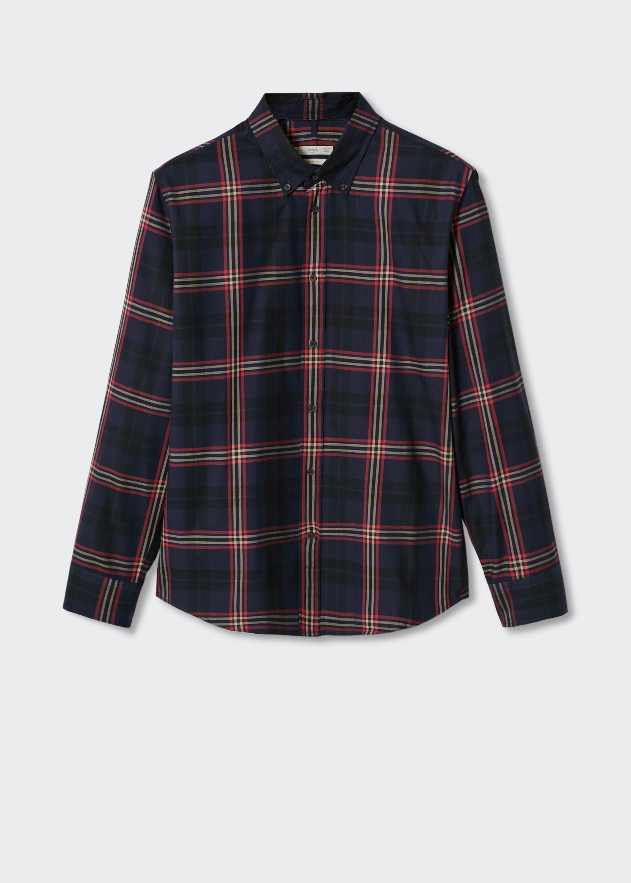 Slim-fit check shirt - Article without model