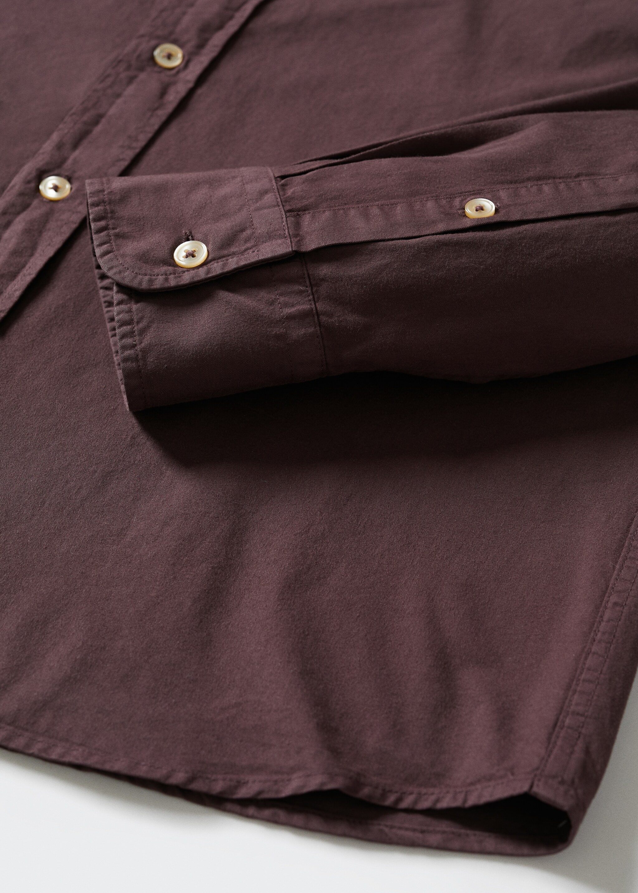 Slim Fit-Hemd aus Baumwolle - Detail des Artikels 7
