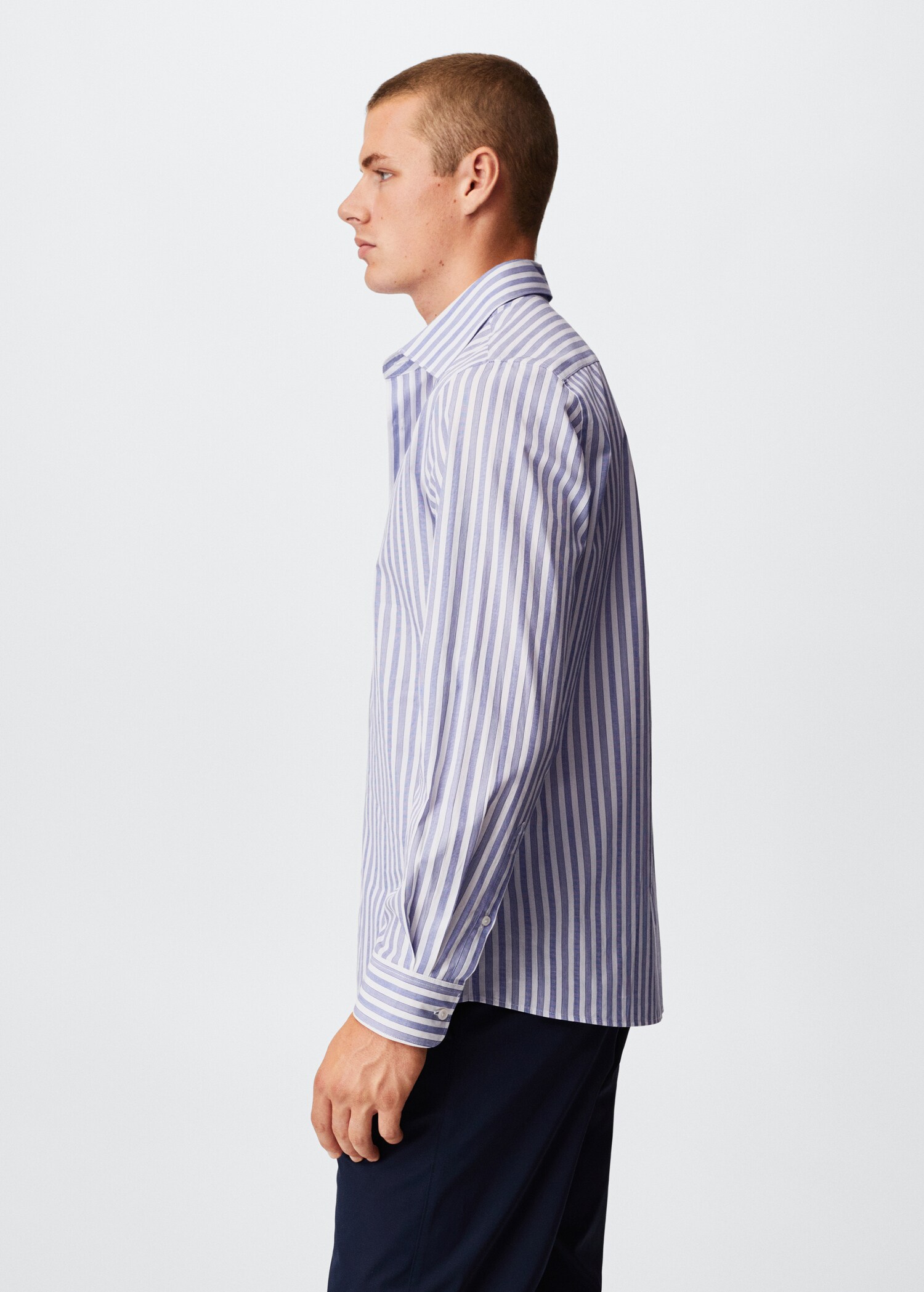 Camisa slim fit ratlles - Detall de l'article 4