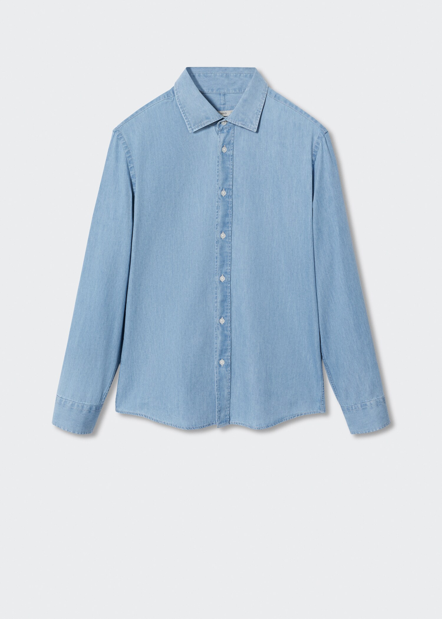 Slim-fit denim shirt - Article without model