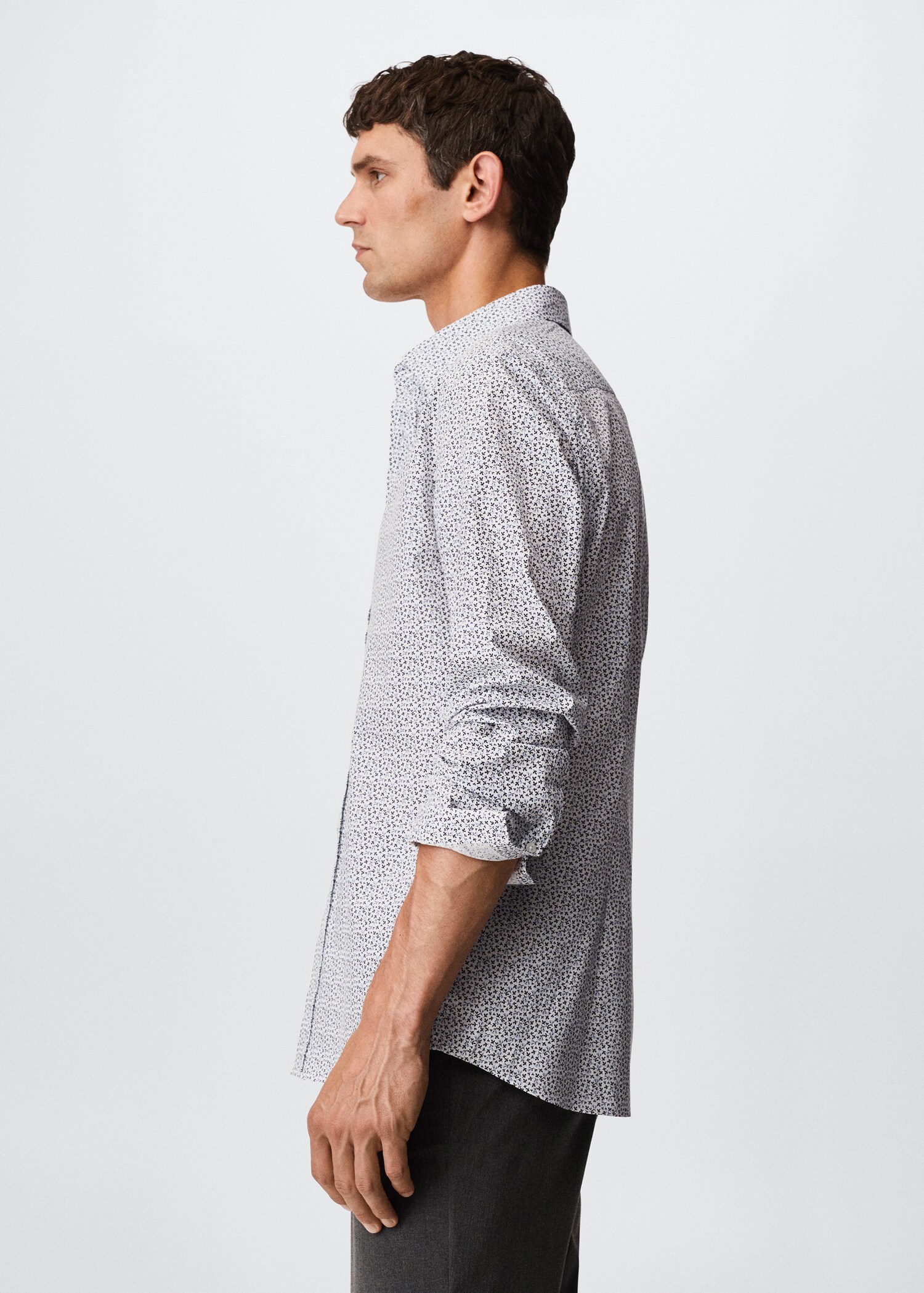 Chemise slim-fit imprimée coton - Détail de l'article 2