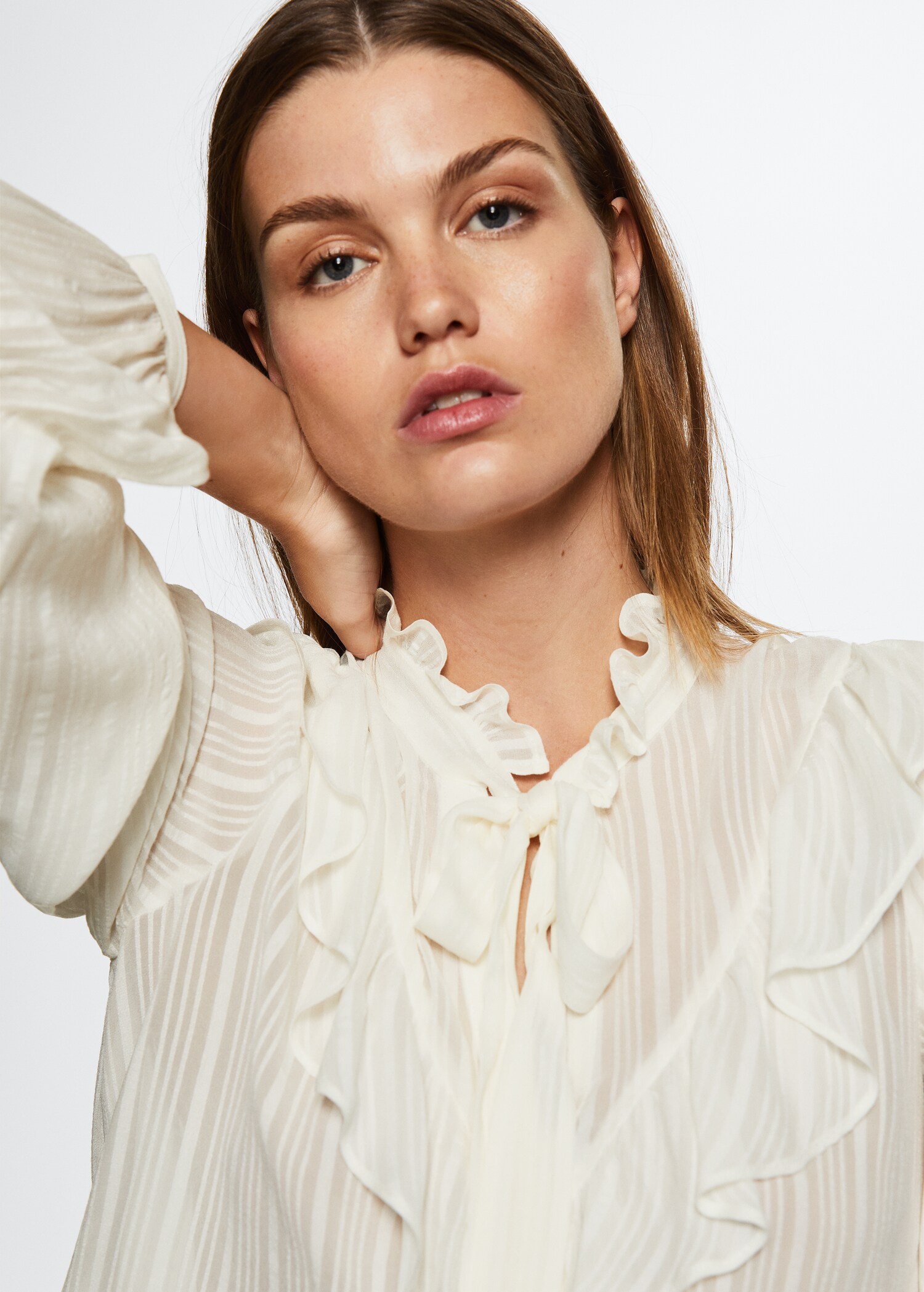 Lace flowy blouse - Details of the article 1