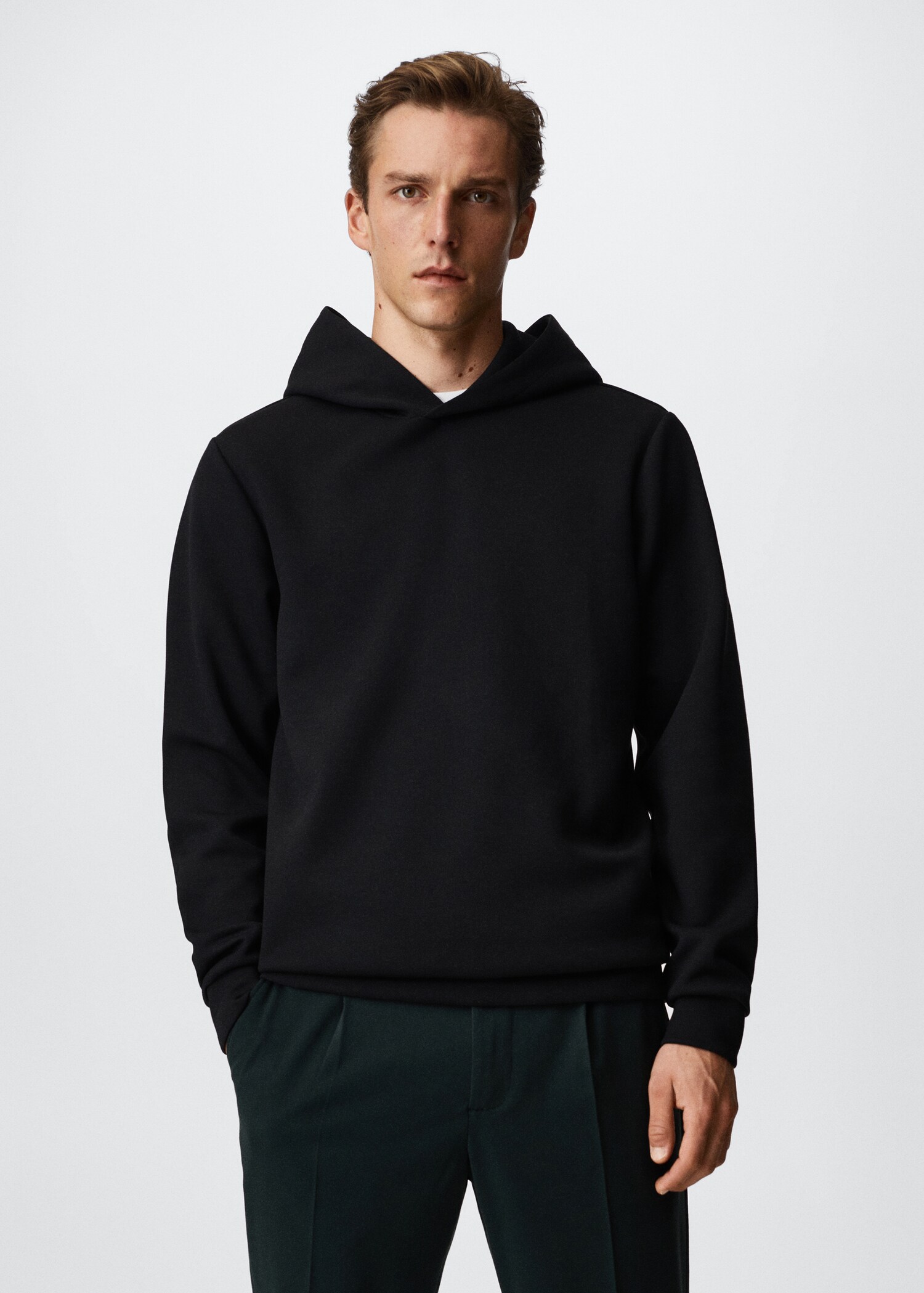 Atmungsaktives Kapuzen-Sweatshirt - Mittlere Ansicht