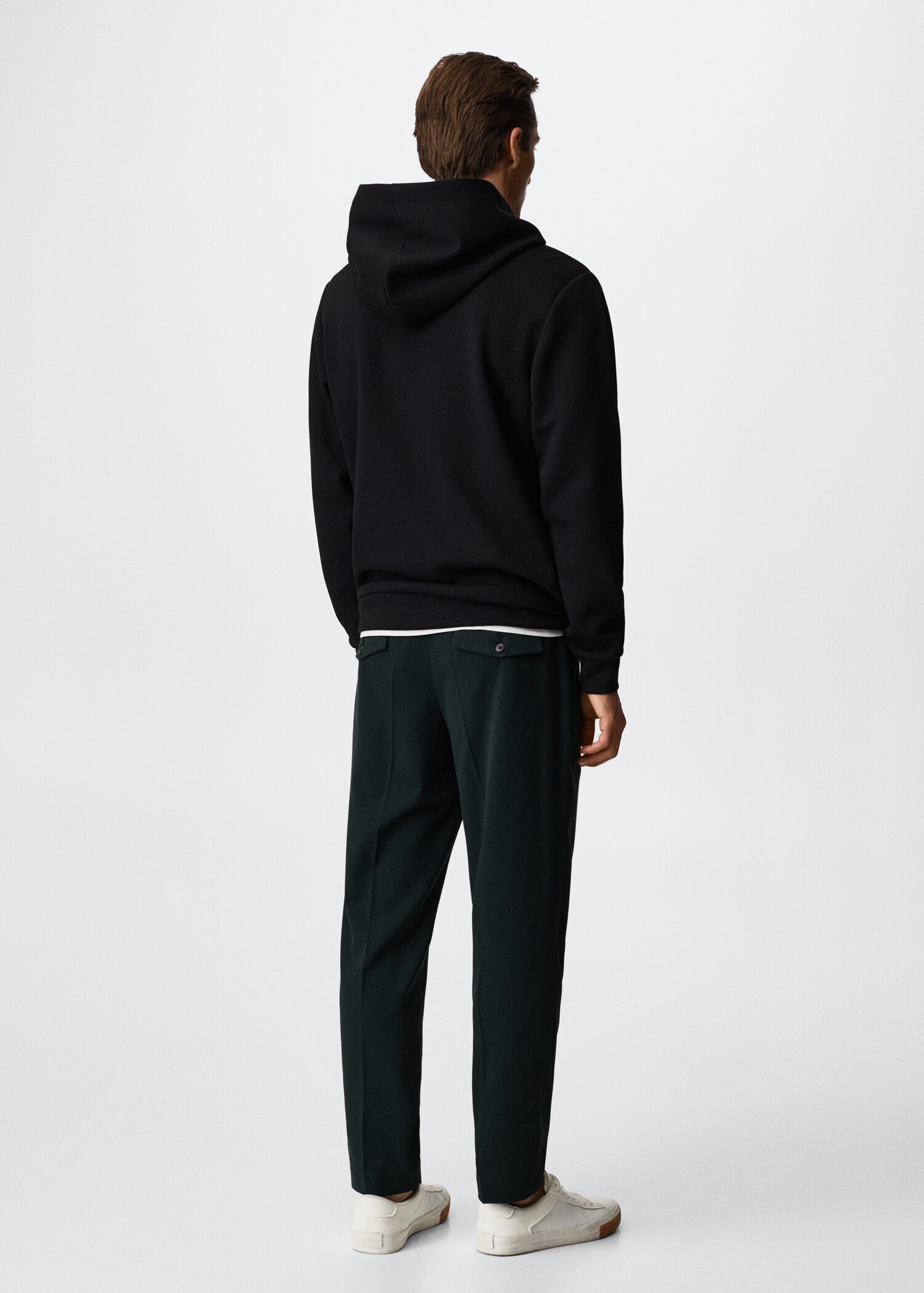 Atmungsaktives Kapuzen-Sweatshirt - Rückseite des Artikels