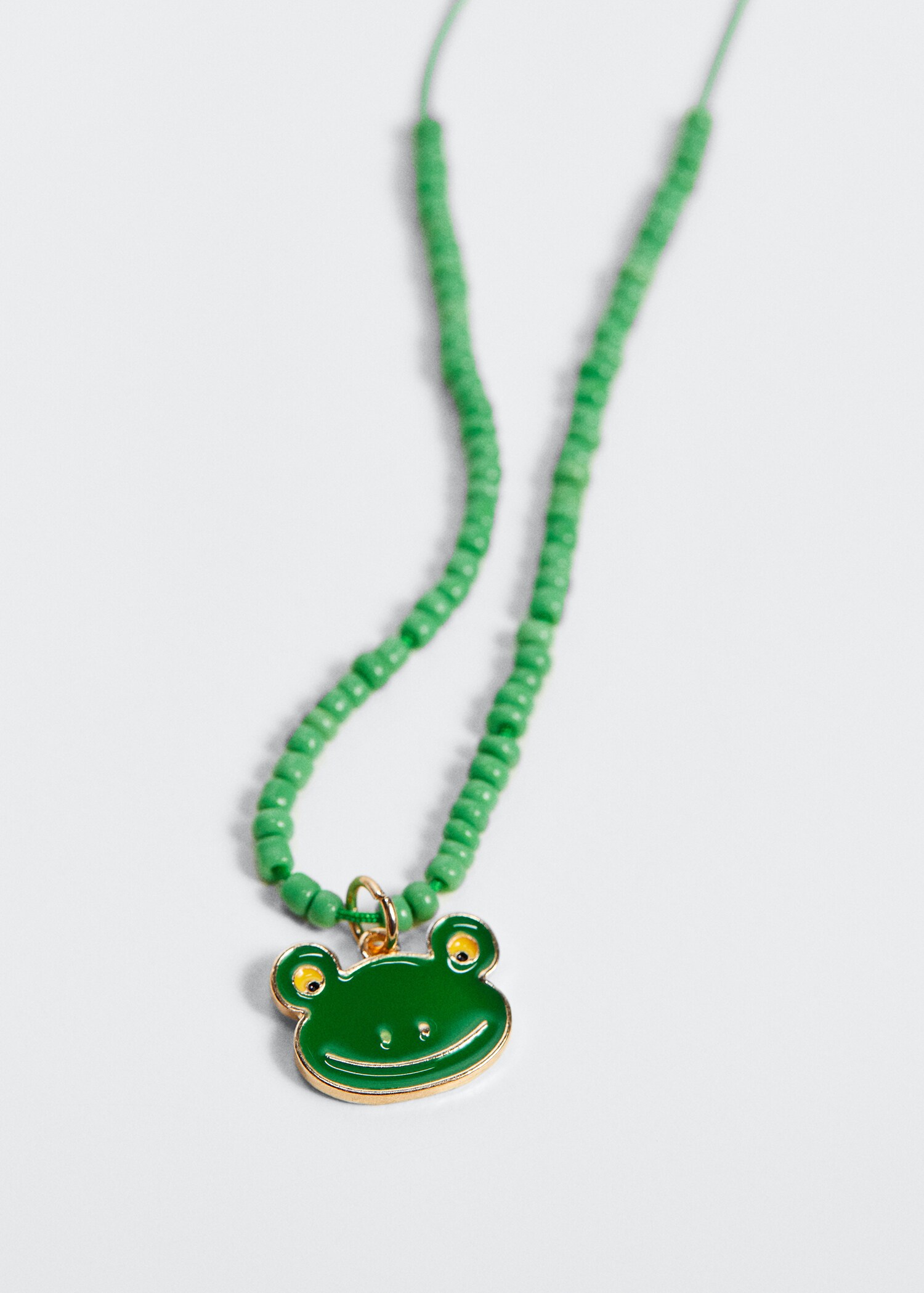 Crystal bead necklace - Medium plane