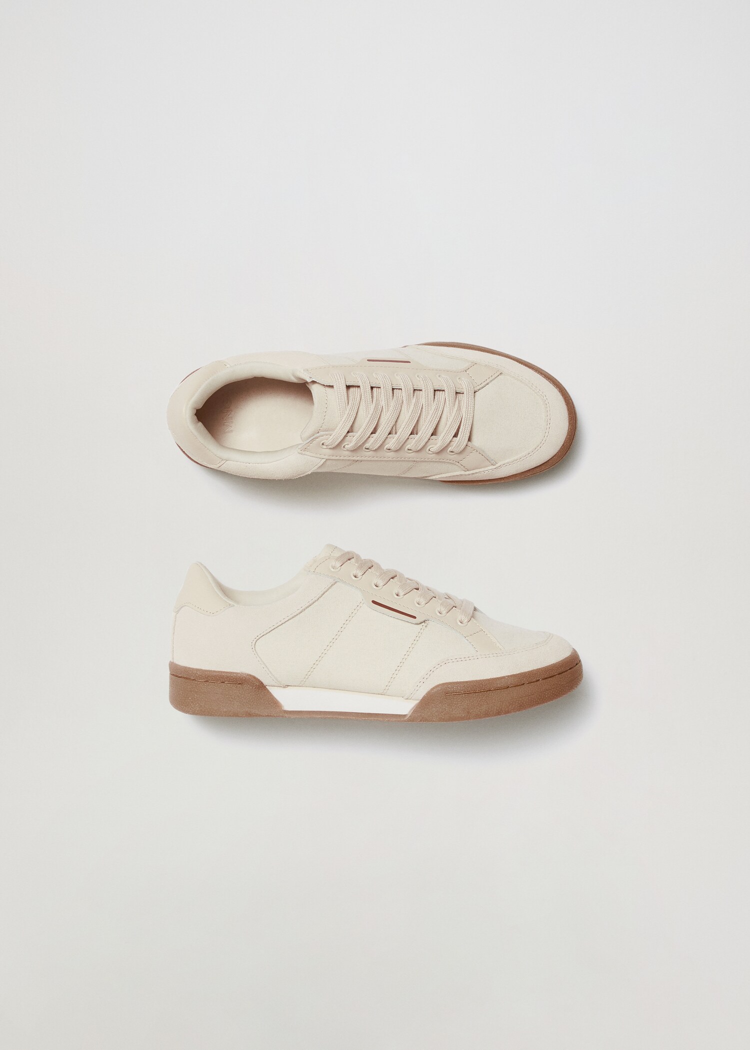 Leather retro sneakers - Details of the article 4